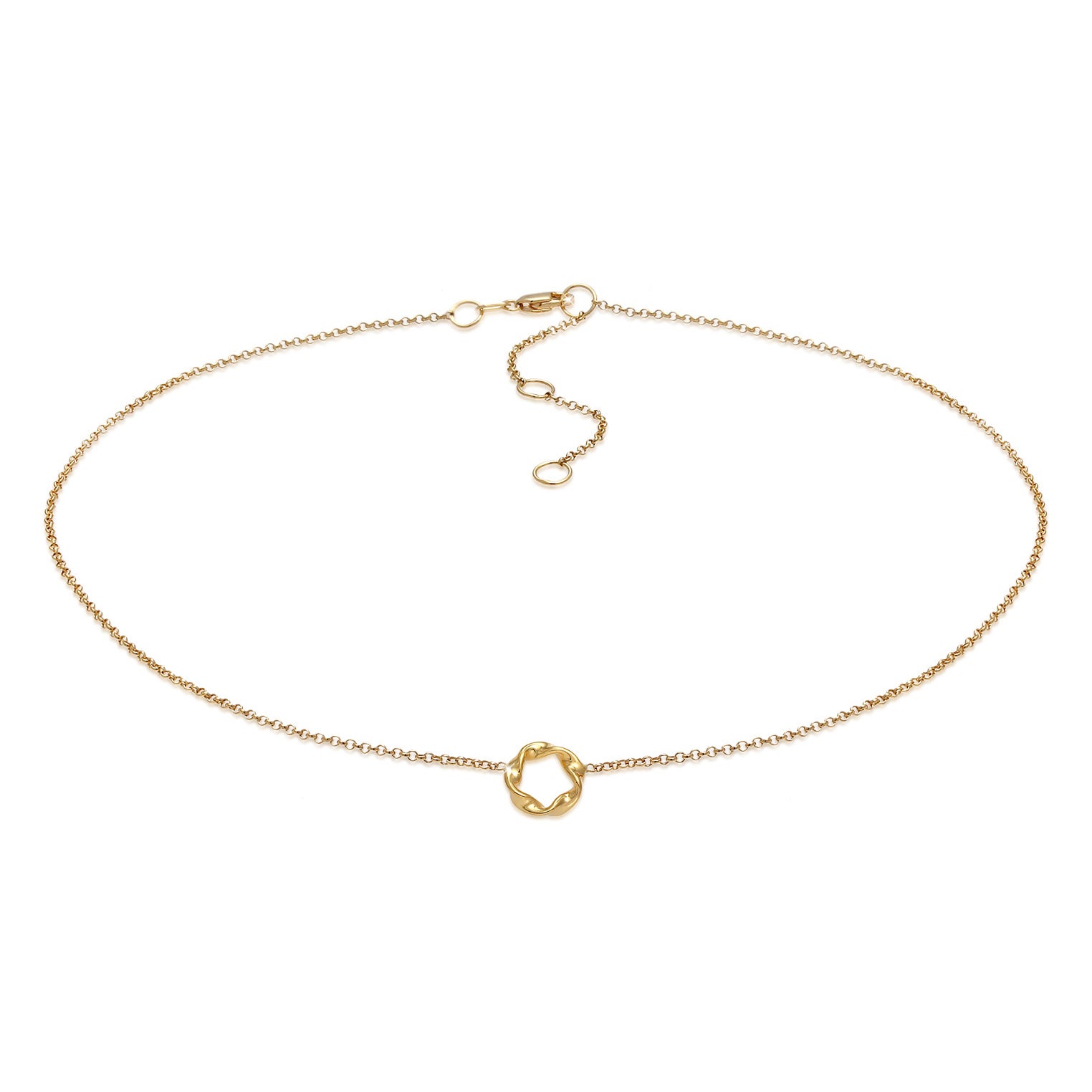 Gold - Elli PREMIUM | Choker | 375 Gelbgold