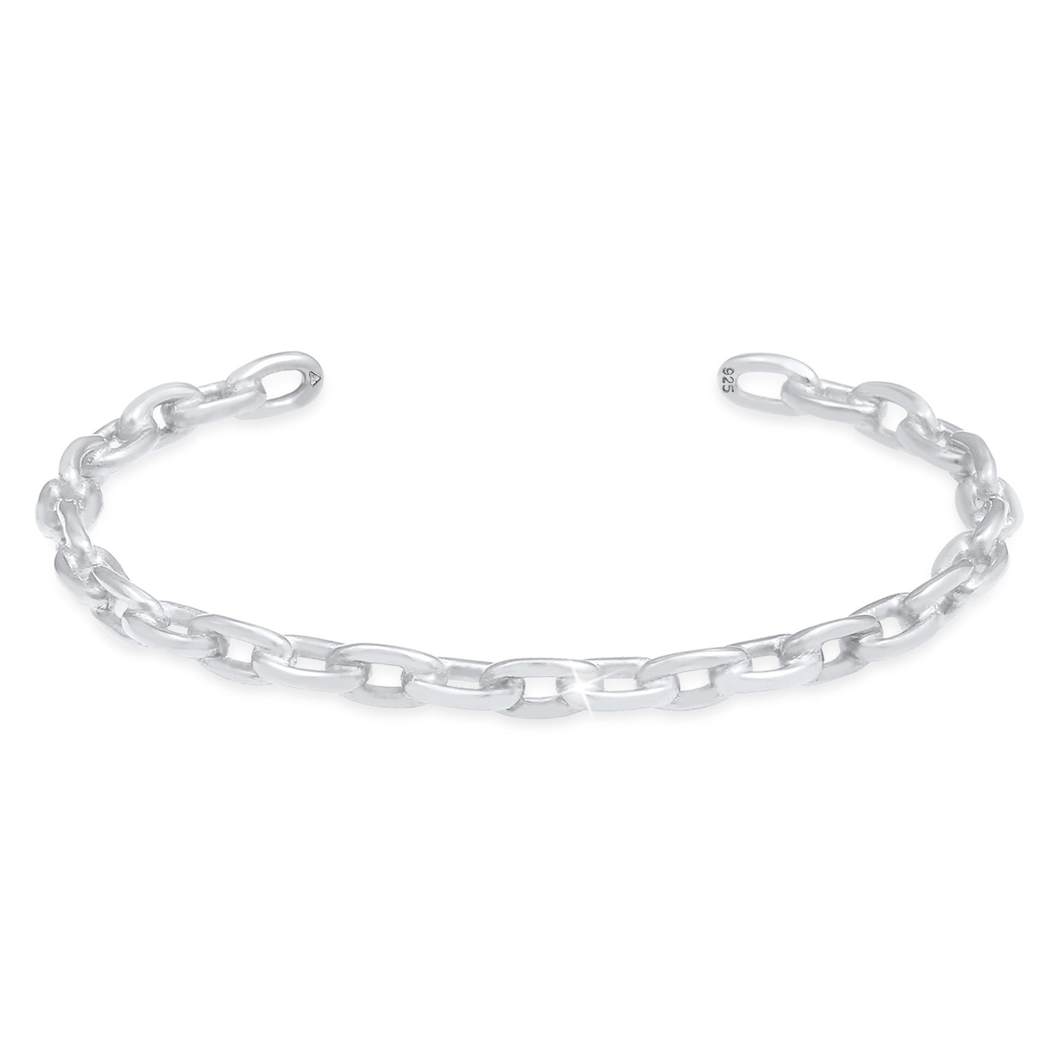 Silber - Elli PREMIUM | Armreif Geflochten | 925er Sterling Silber