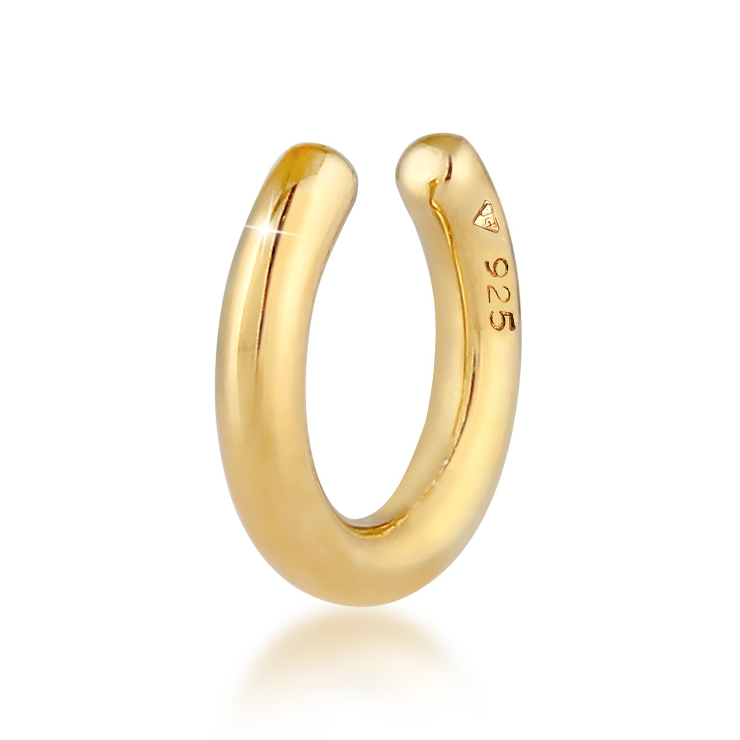 Gold - Elli | Single Earcuff | 925 Sterling Silber vergoldet