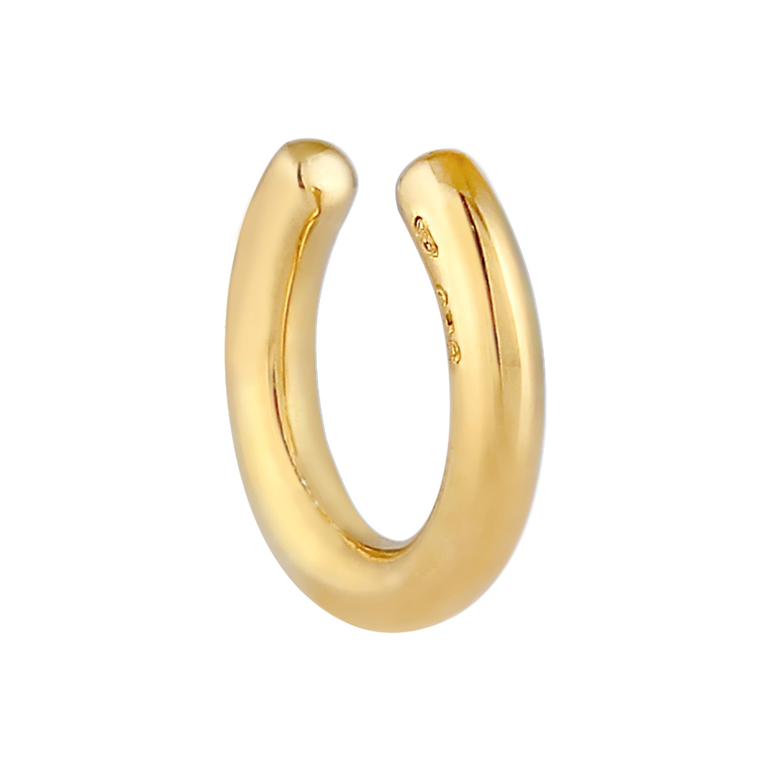 Gold - Elli | Single Earcuff | 925 Sterling Silber vergoldet
