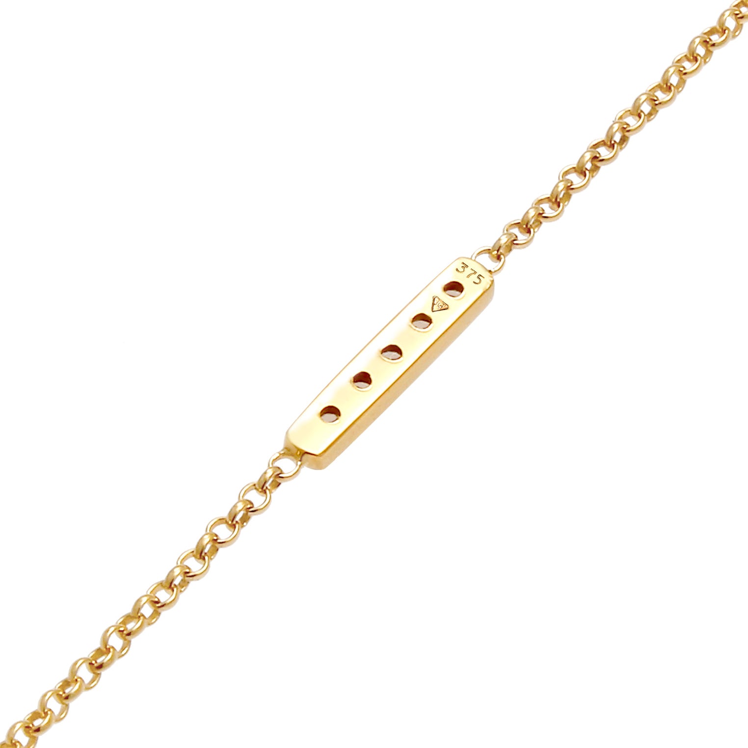Gold - Elli DIAMONDS | Armband | Diamant ( Weiß, 0,075 ct ) | 375 Gelbgold