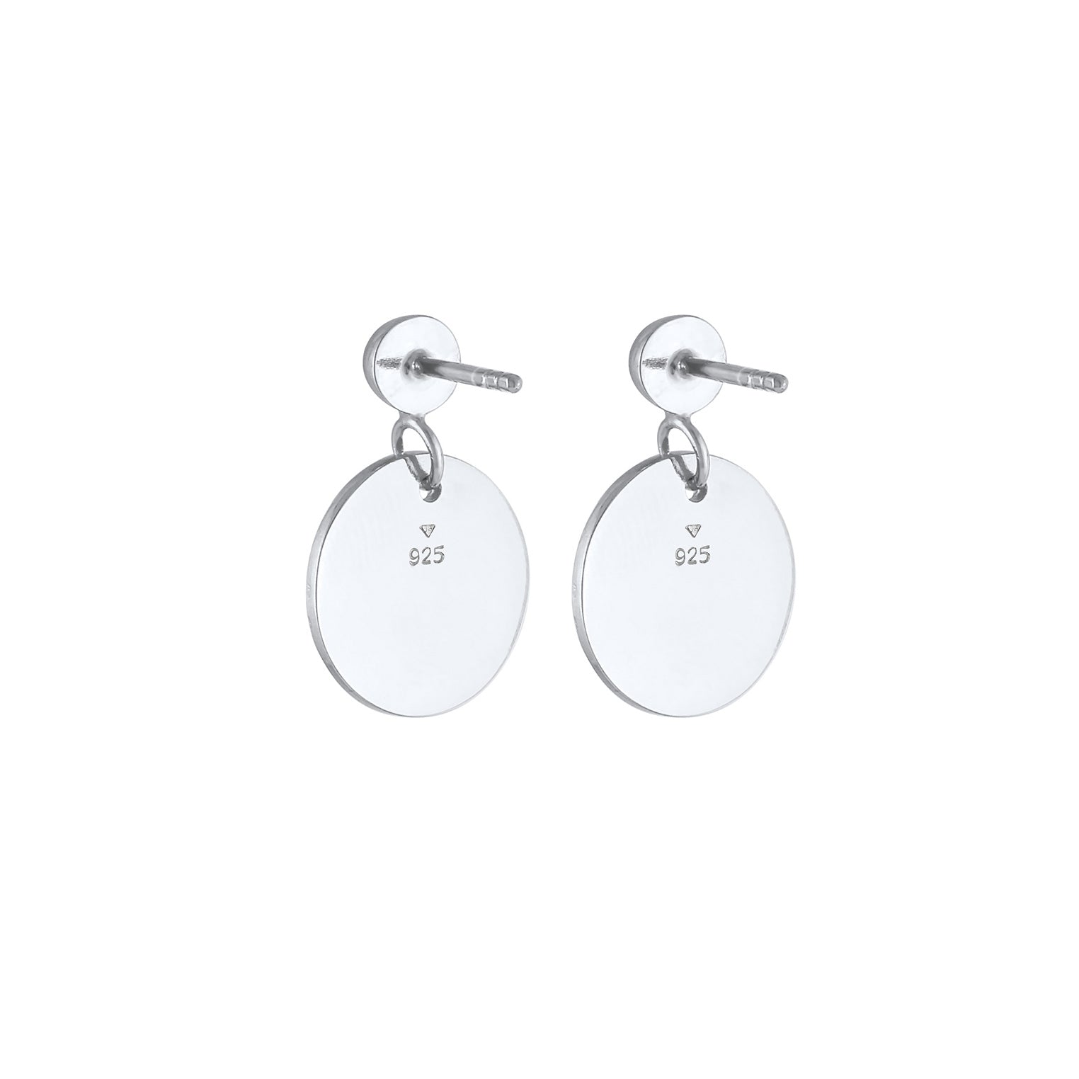 Silber - Elli | Ohrhänger Geo | 925er Sterling Silber