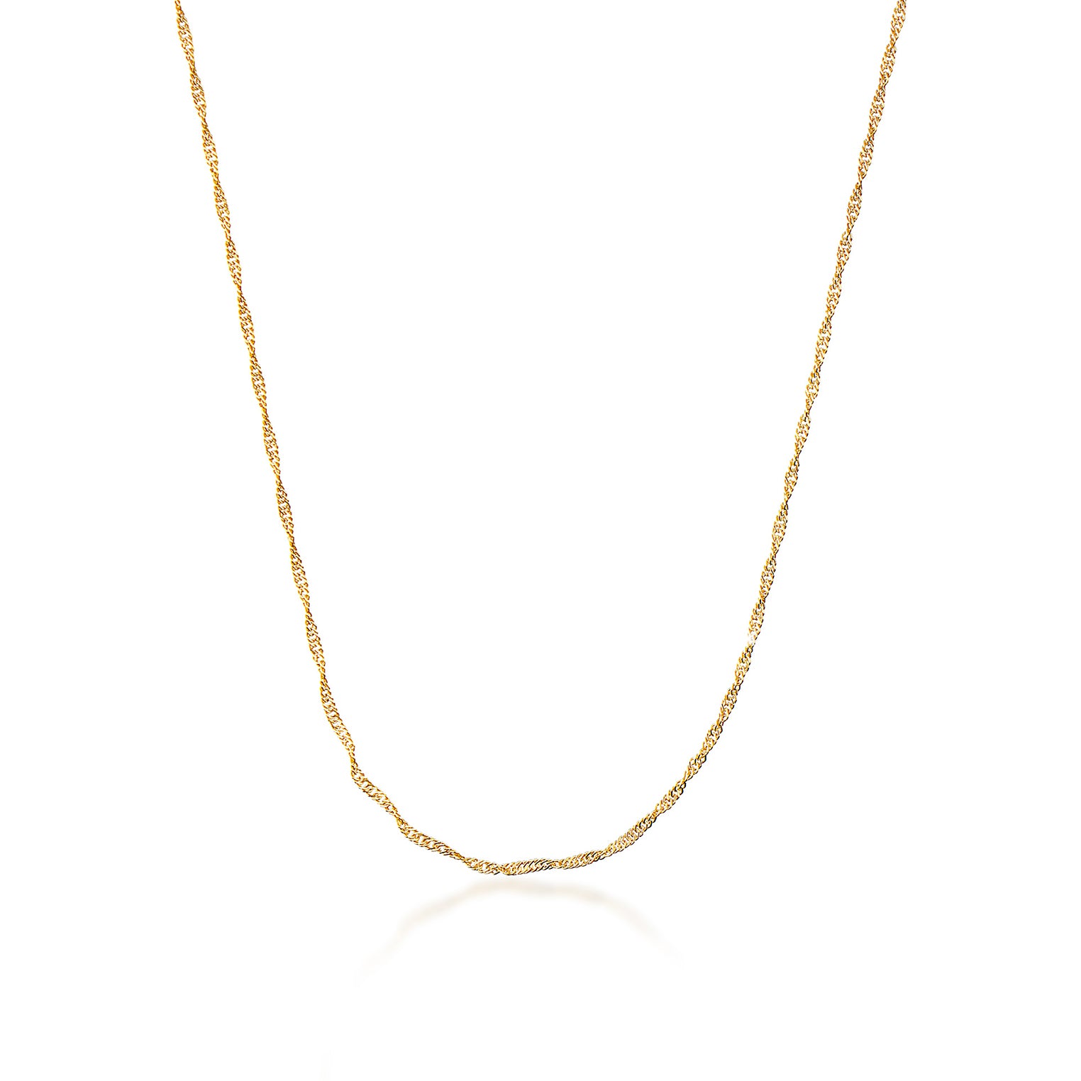 Gold - Elli PREMIUM | Halskette Basic | 333 Gelbgold