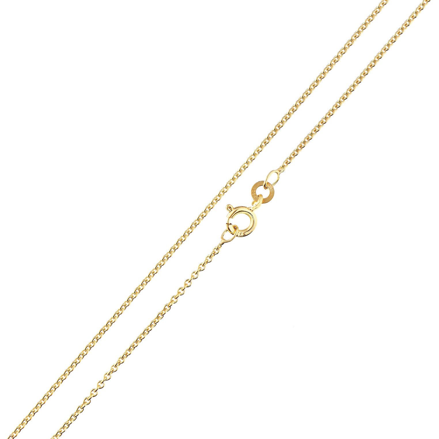 Gold - Elli PREMIUM | Erbs-Halskette | 333 Gelbgold