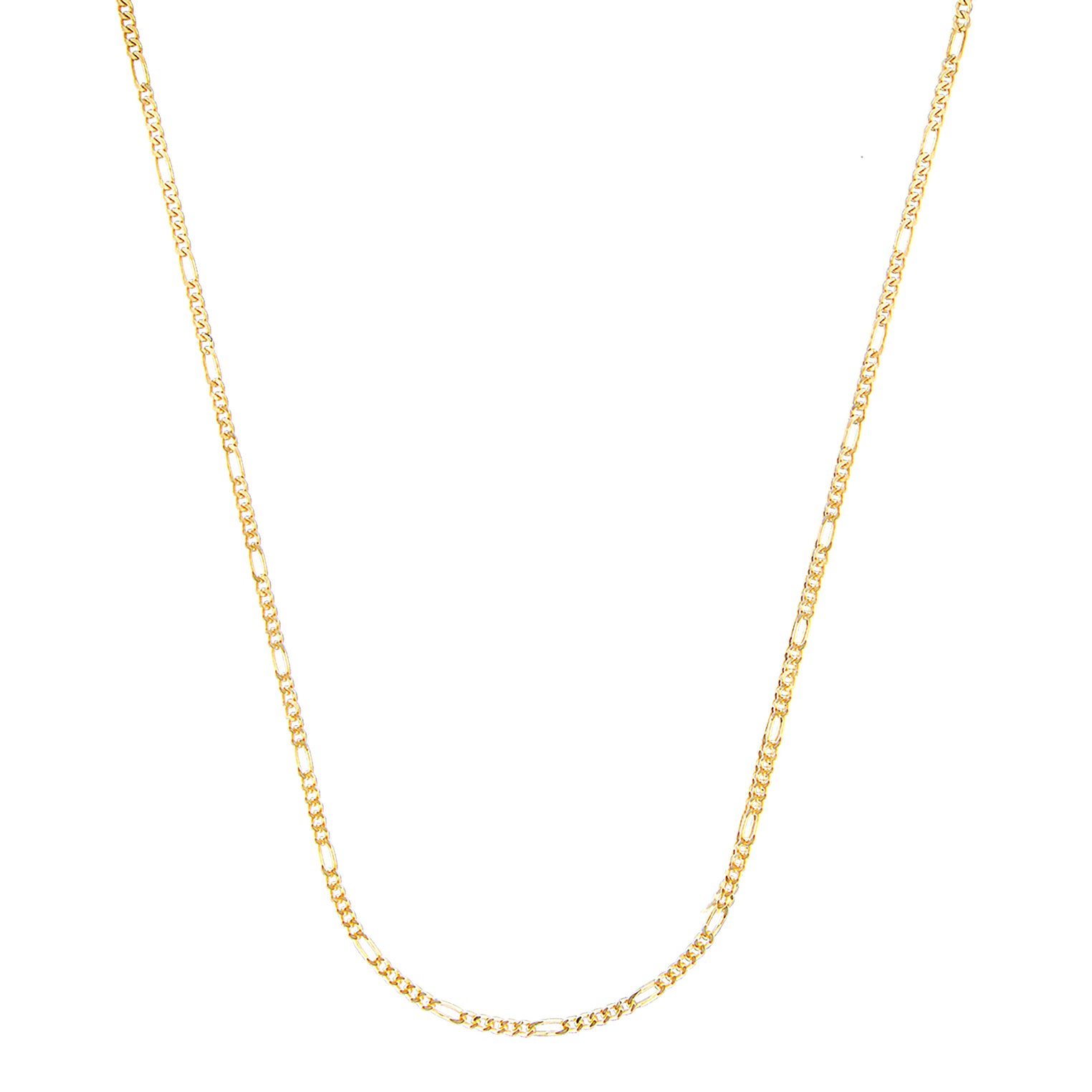 Gold - Elli PREMIUM | Figaro-Halskette | 333 Gelbgold