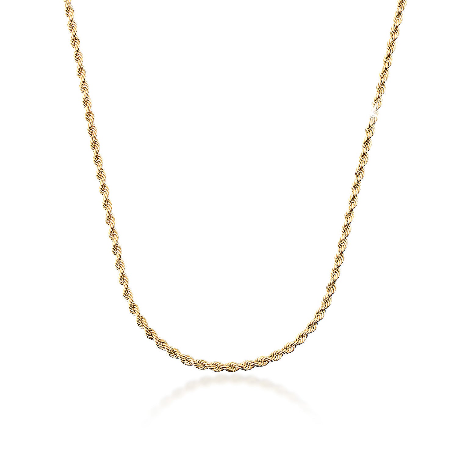 Gold - Elli PREMIUM | Kordel-Halskette | 333 Gelbgold