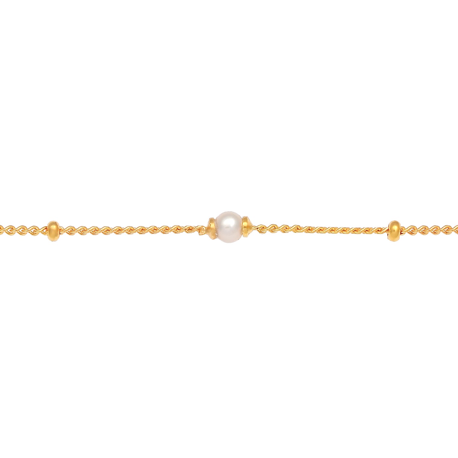 Gold - Elli | Choker | Süßwasserzuchtperlen | 925 Sterling Silber vergoldet