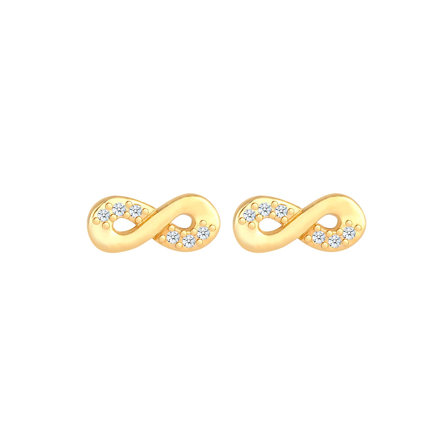 Gold - Elli DIAMONDS | Ohrstecker | Diamant ( Weiß, 0,06 ct ) | 585 Gelbgold