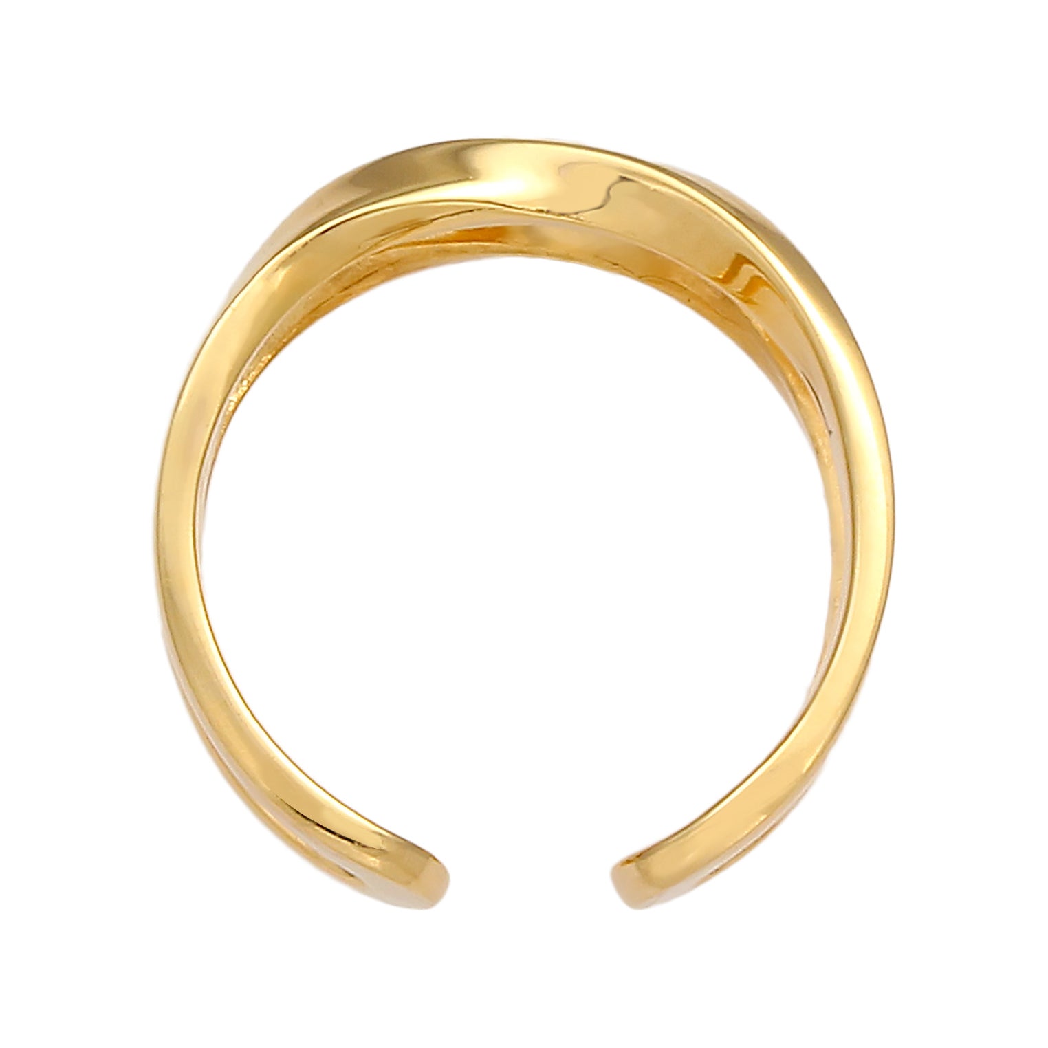 Gold - Elli | Ring | 925 Sterling Silber vergoldet