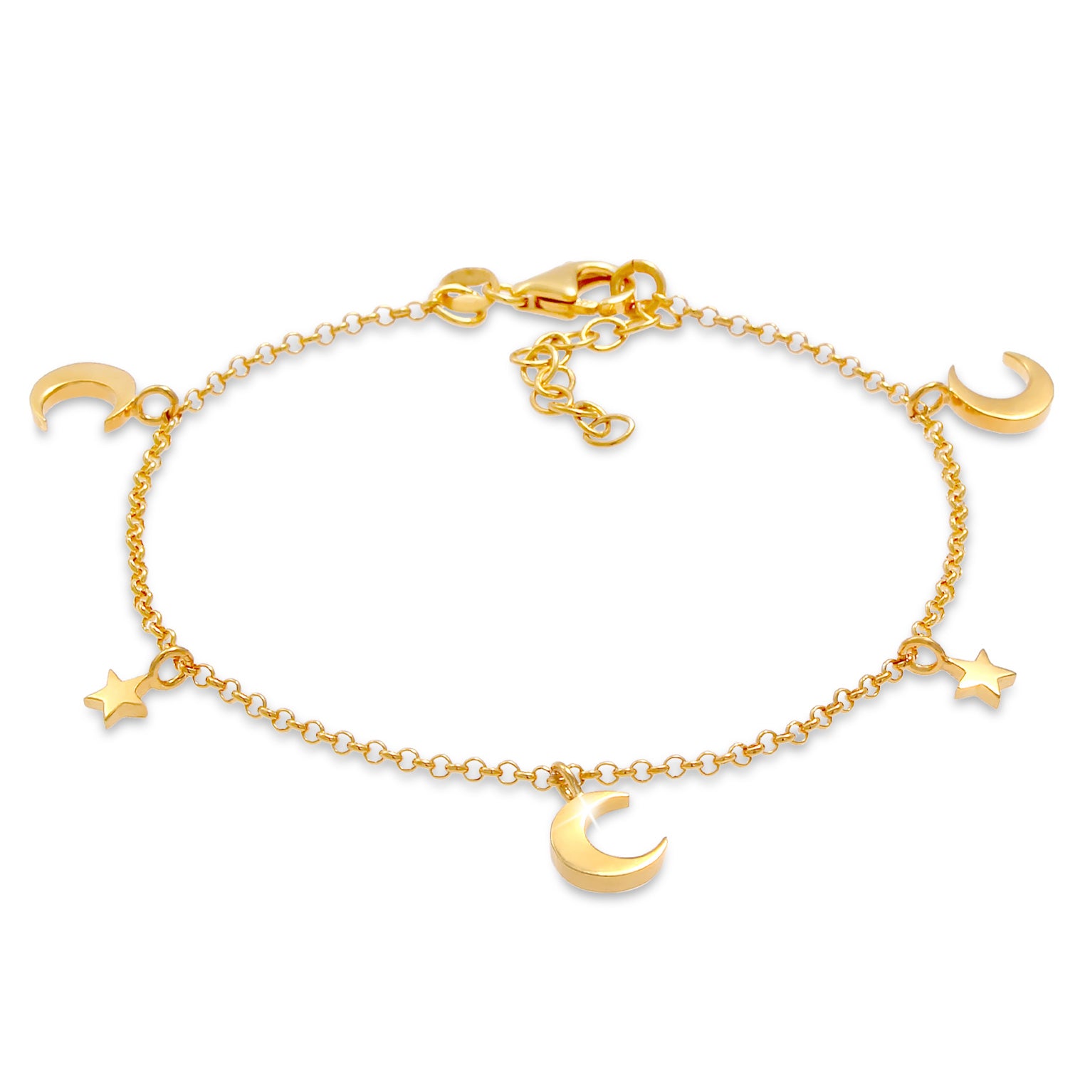 Gold - Elli | Armband Astro | 925 Sterling Silber vergoldet