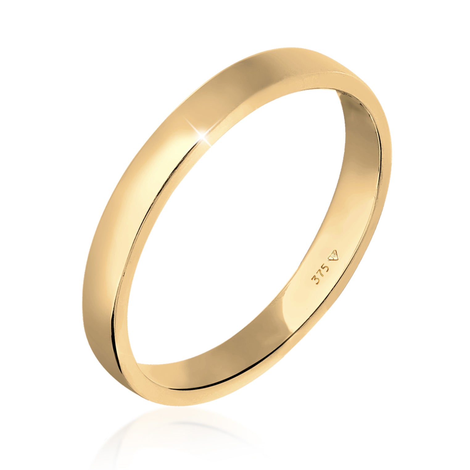 Gold - Elli PREMIUM | Bandring | 375 Gelbgold