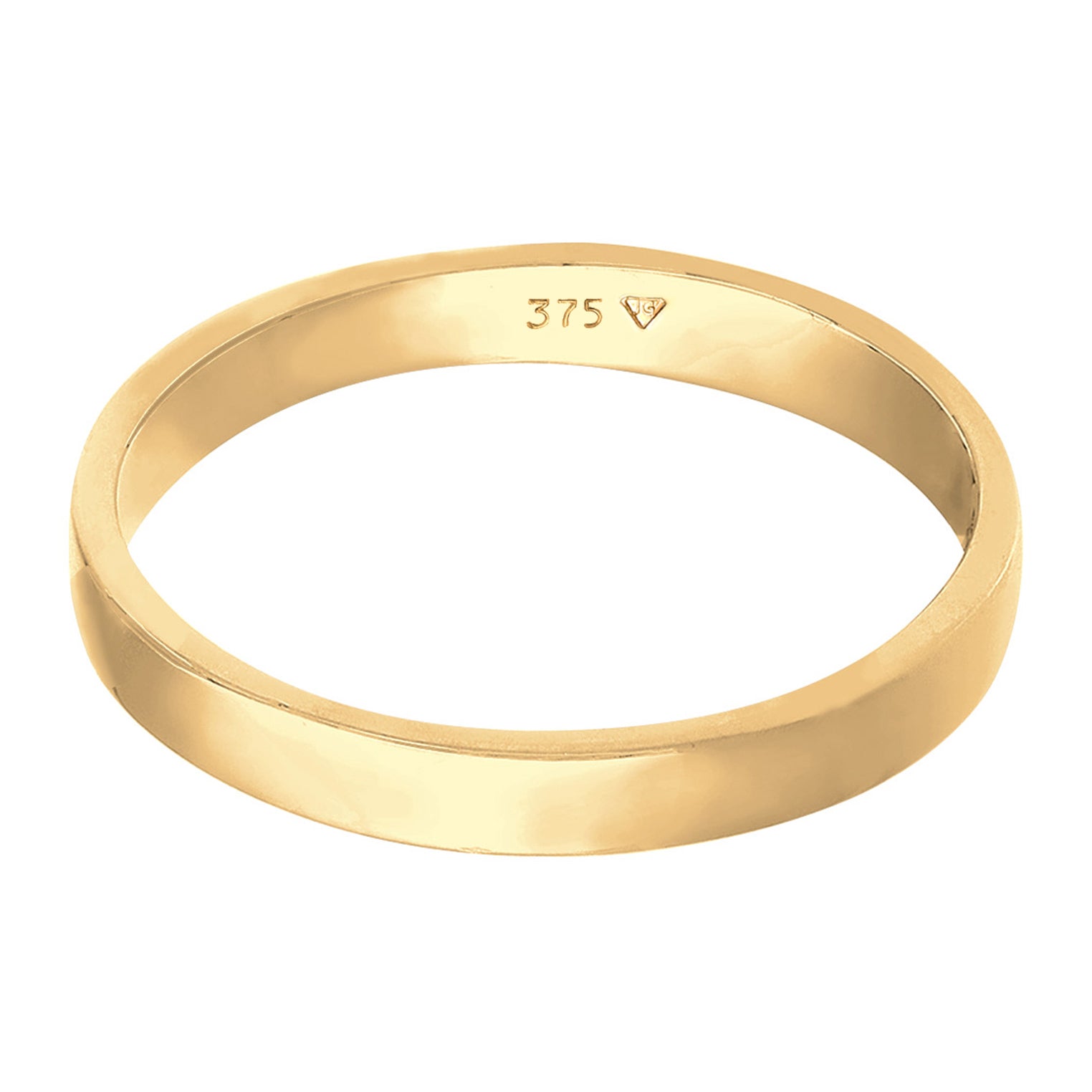 Gold - Elli PREMIUM | Bandring | 375 Gelbgold