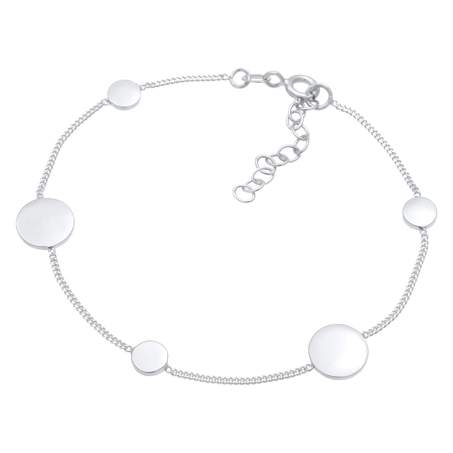 Silber - Elli | Armband Kreis | 925er Sterling Silber