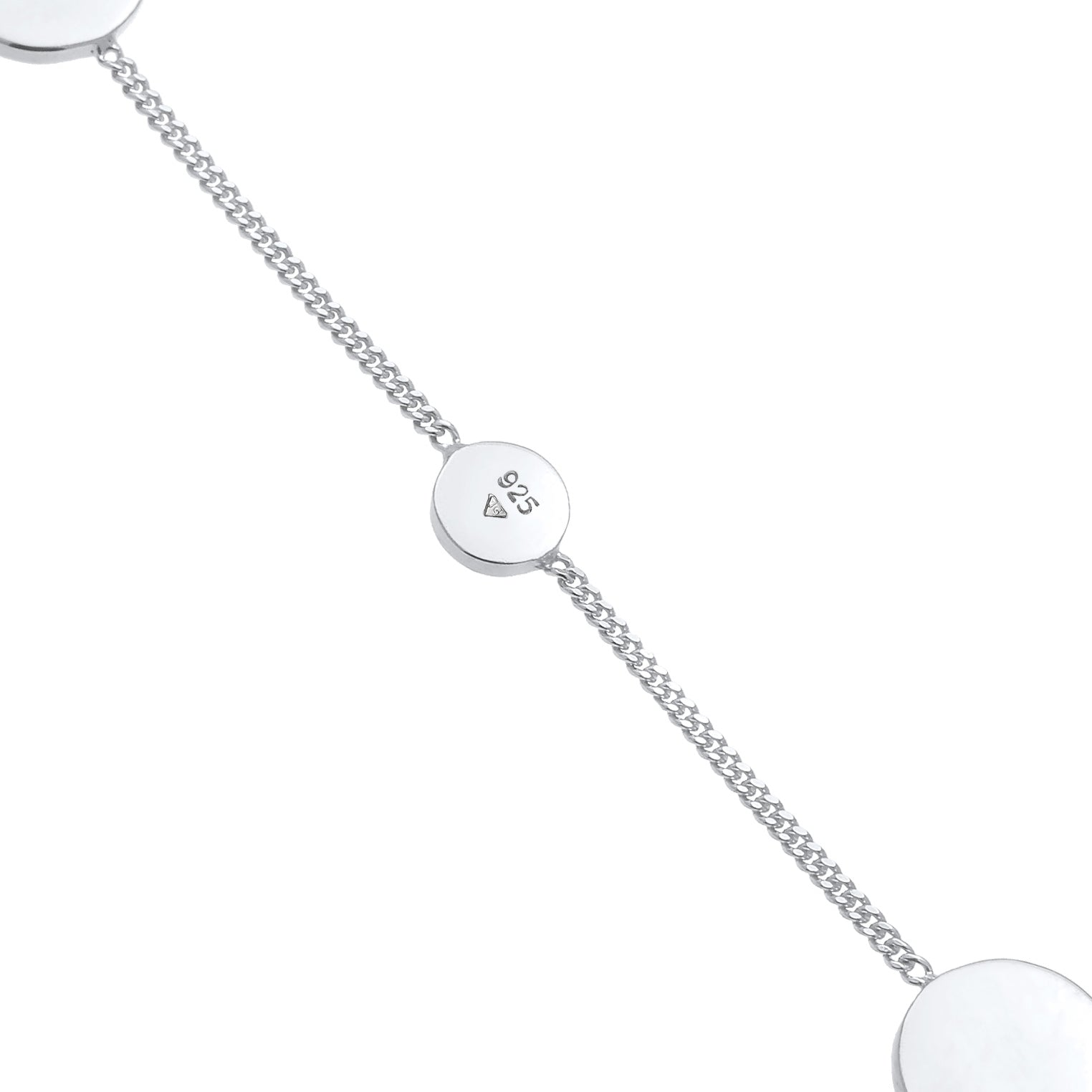 Silber - Elli | Armband Kreis | 925er Sterling Silber