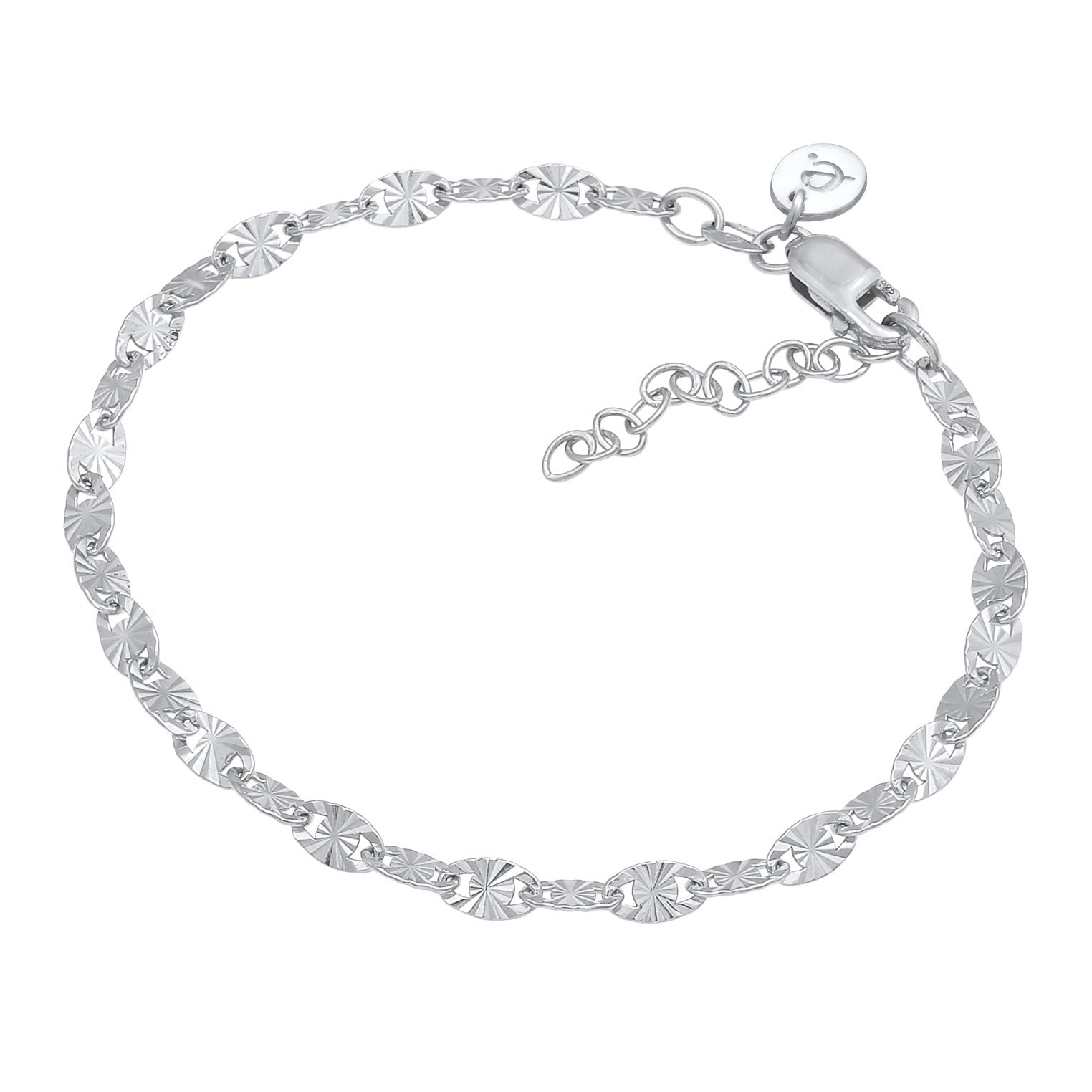 Silber - Elli PREMIUM | Vintage-Gliederarmband | 925er Sterling Silber