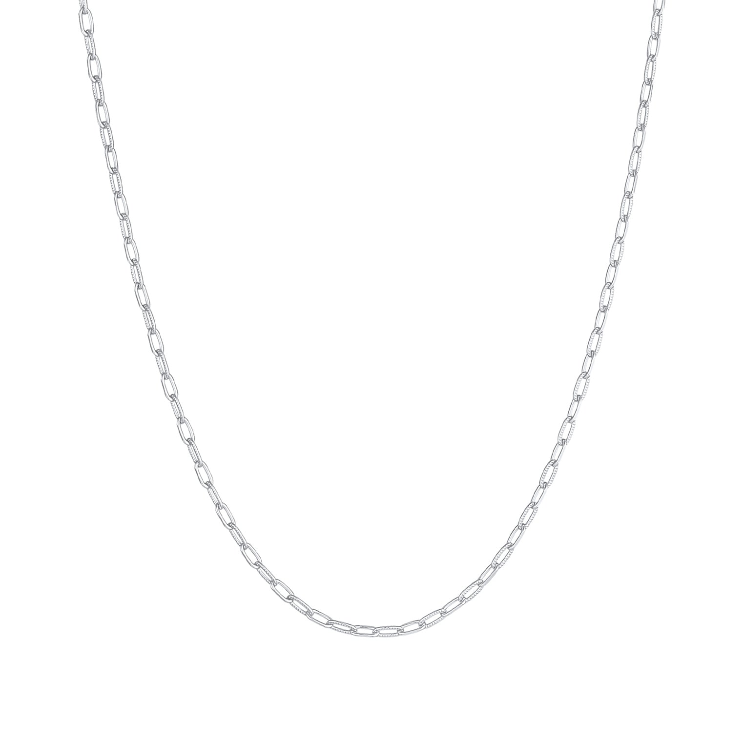 Silber - Elli | Glieder-Halskette | 925er Sterling Silber