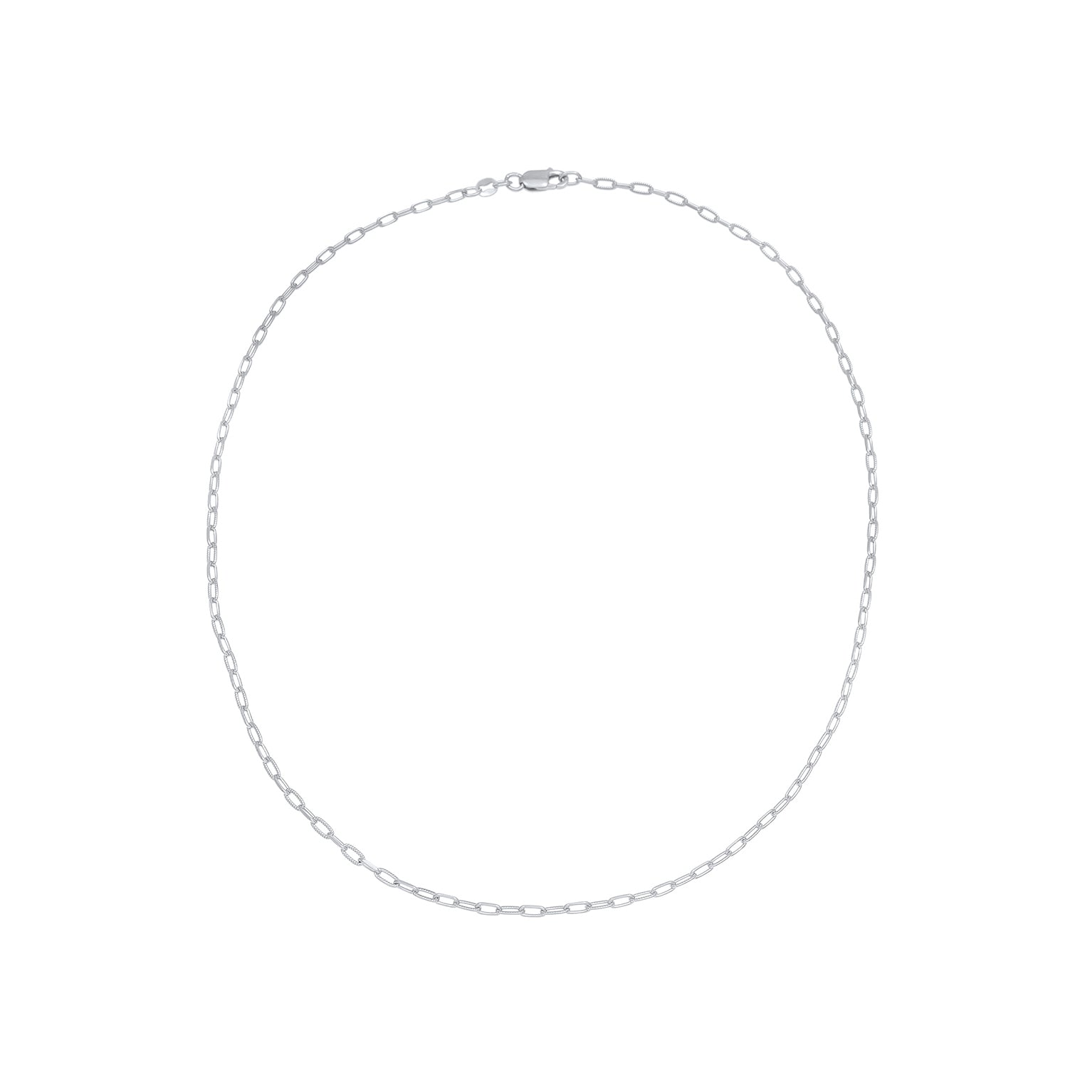 Silber - Elli | Glieder-Halskette | 925er Sterling Silber