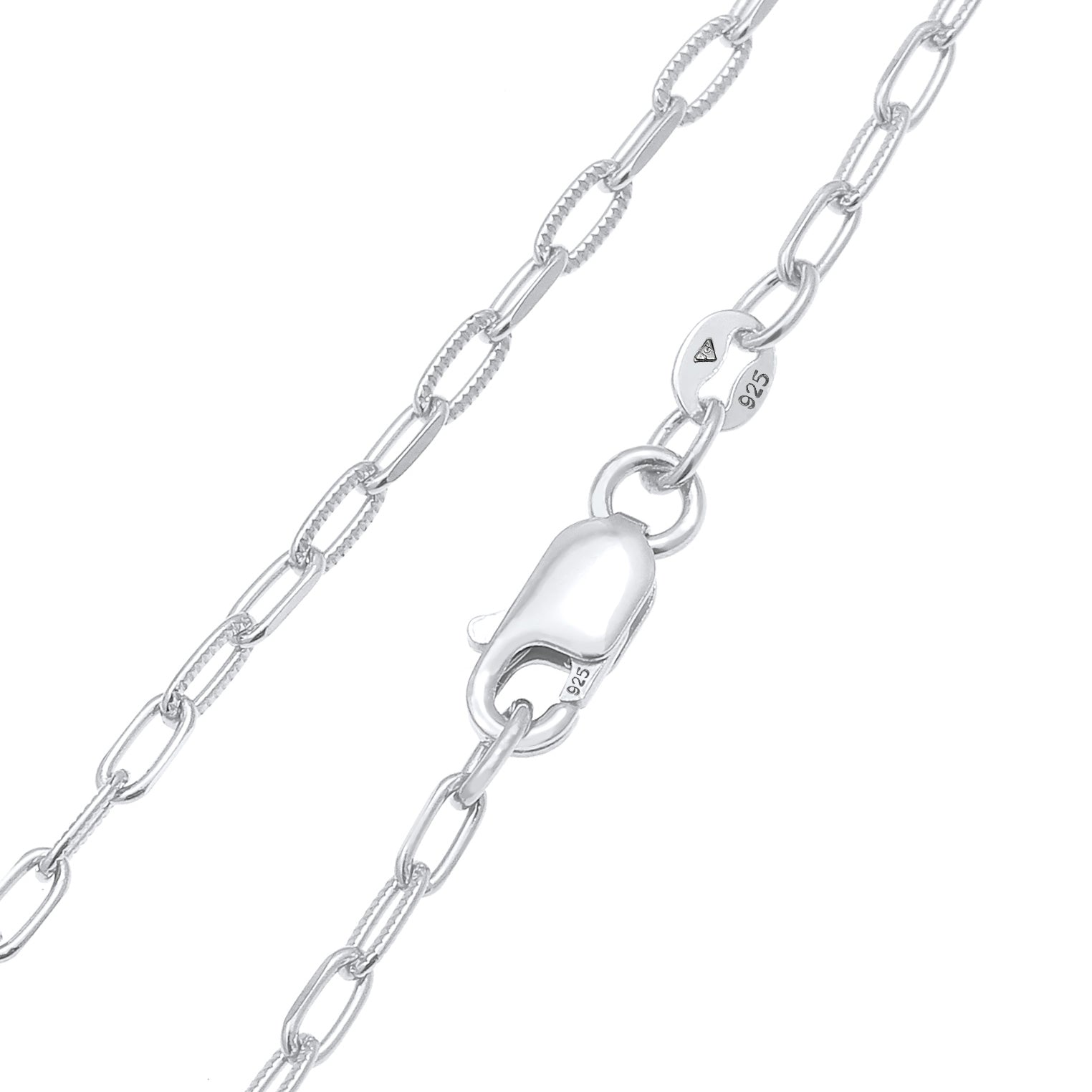 Silber - Elli | Glieder-Halskette | 925er Sterling Silber