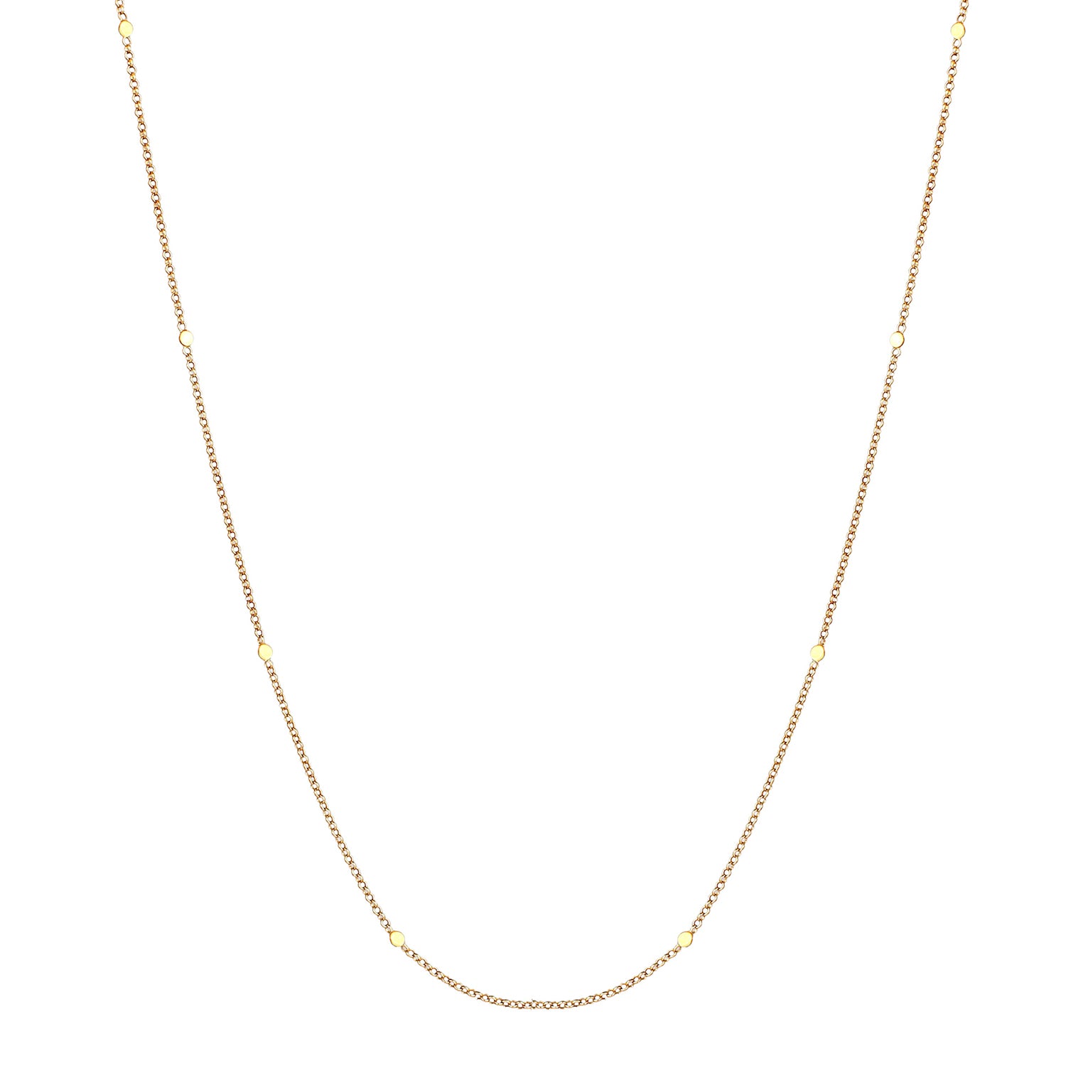 Gold - Elli | Halskette Basic Geo | 925 Sterling Silber vergoldet