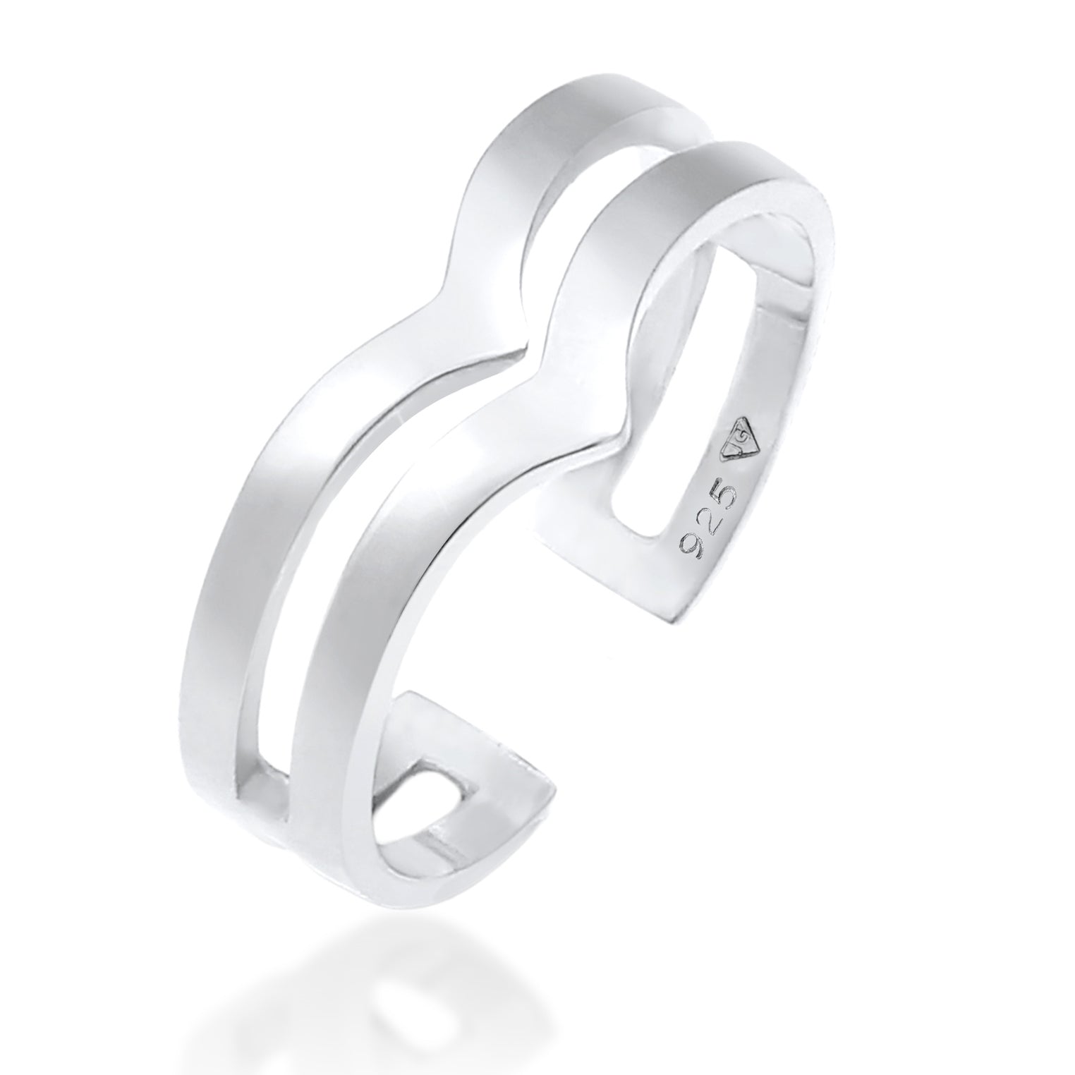 Silber - Elli | Ring Geo | 925er Sterling Silber
