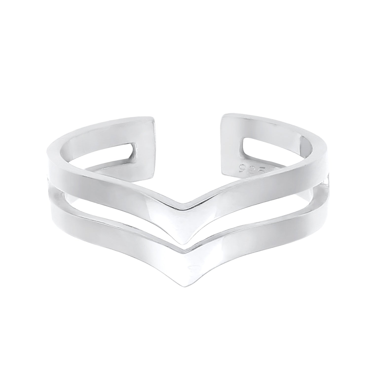 Silber - Elli | Ring Geo | 925er Sterling Silber