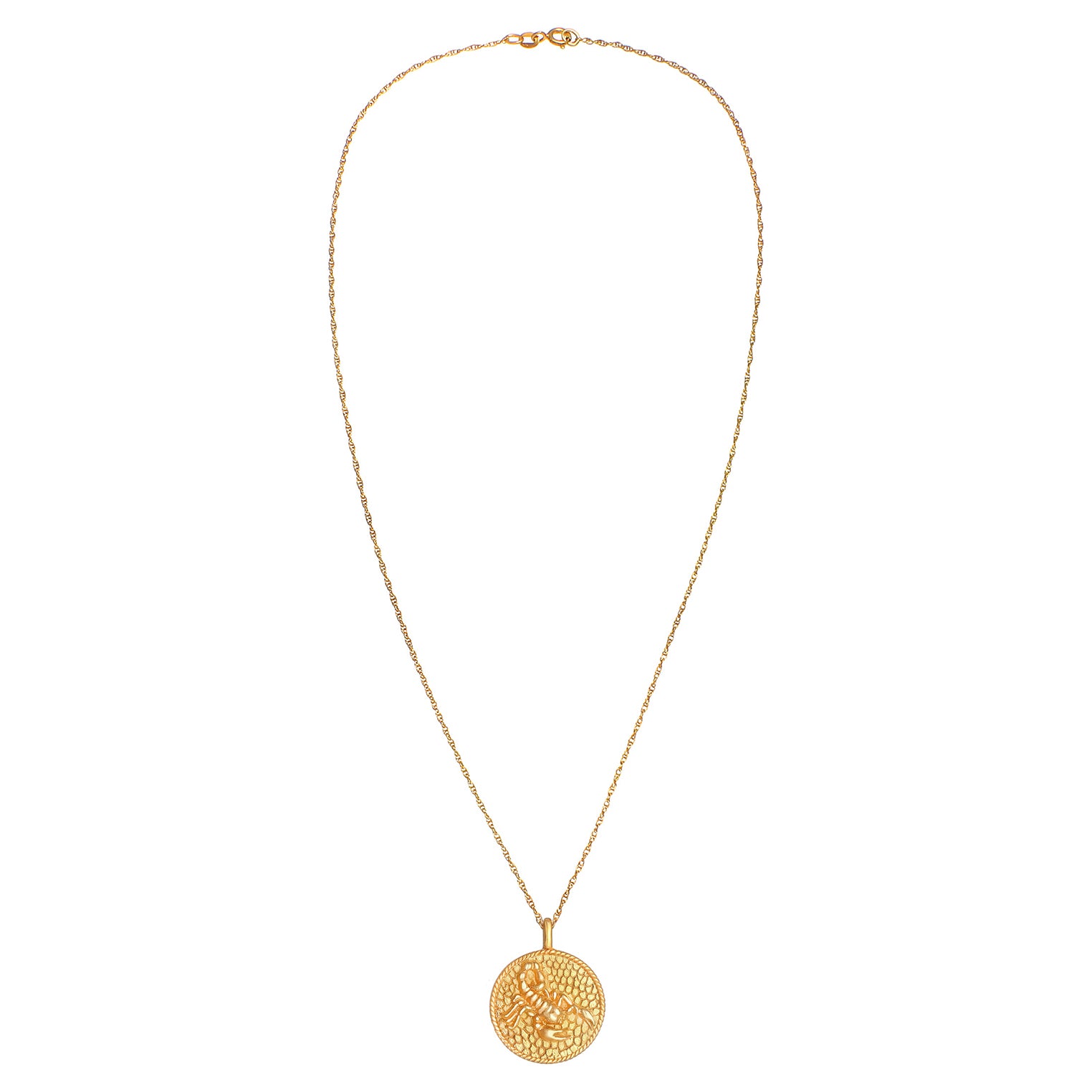 Gold - Elli | Halskette Sternzeichen Skorpion | 925 Sterling Silber vergoldet