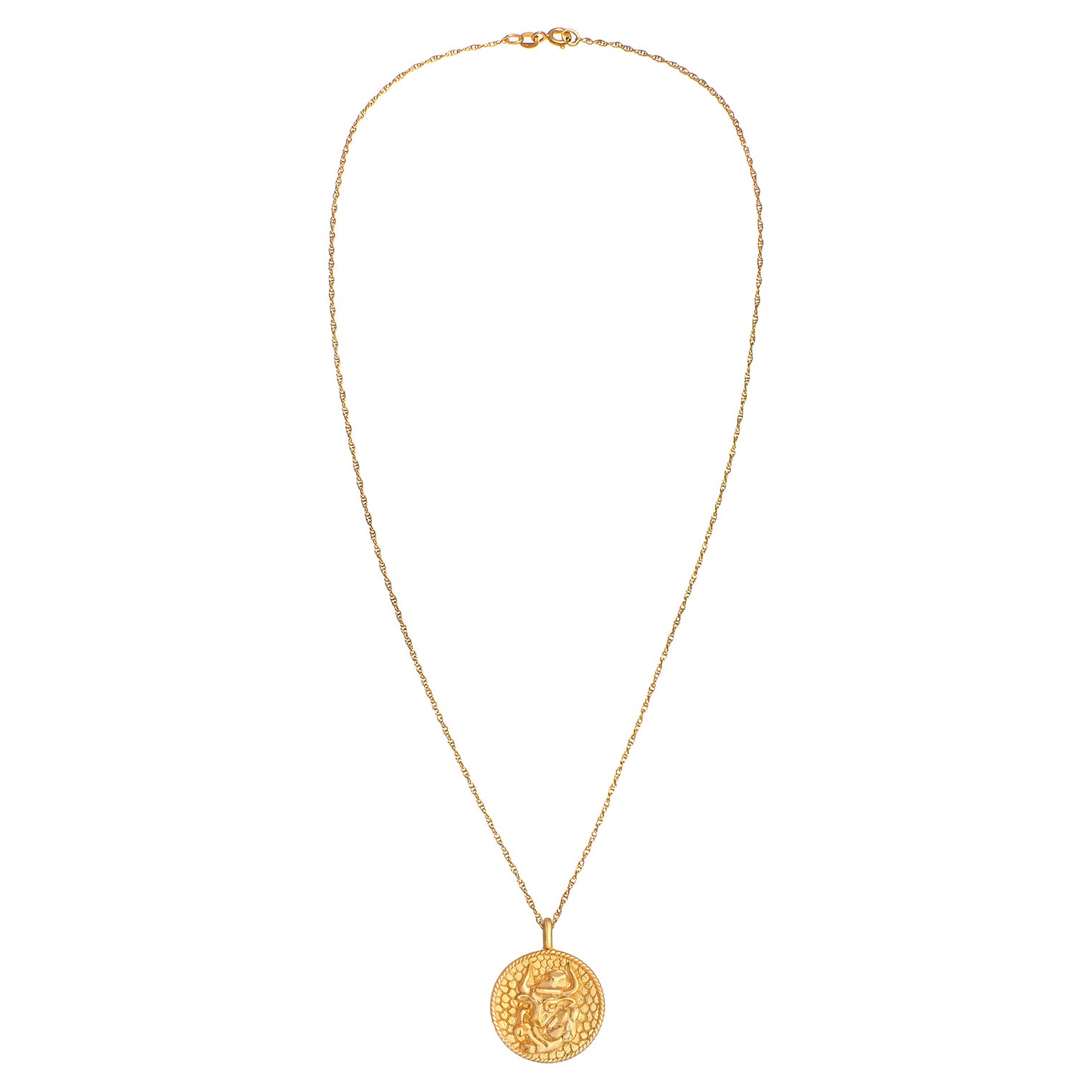 Gold - Elli | Halskette Sternzeichen Stier | 925 Sterling Silber vergoldet