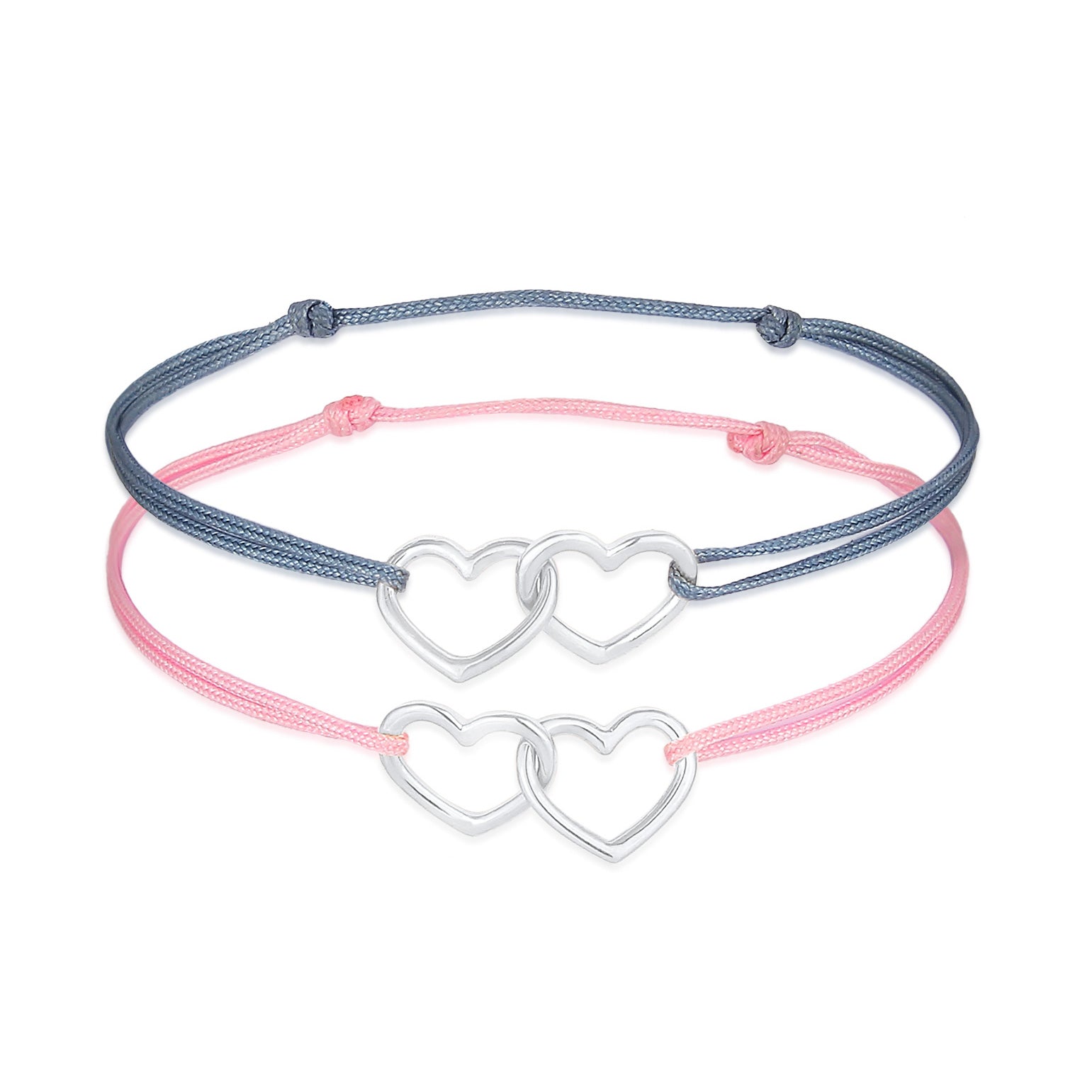 Silber - Elli | Armbandset Herz | 925er Sterling Silber