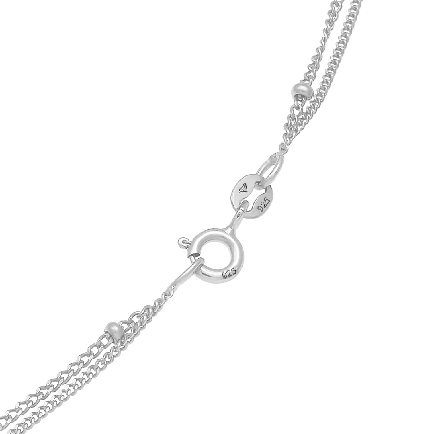 Silber - Elli | Layer-Halskette Basic | 925er Sterling Silber