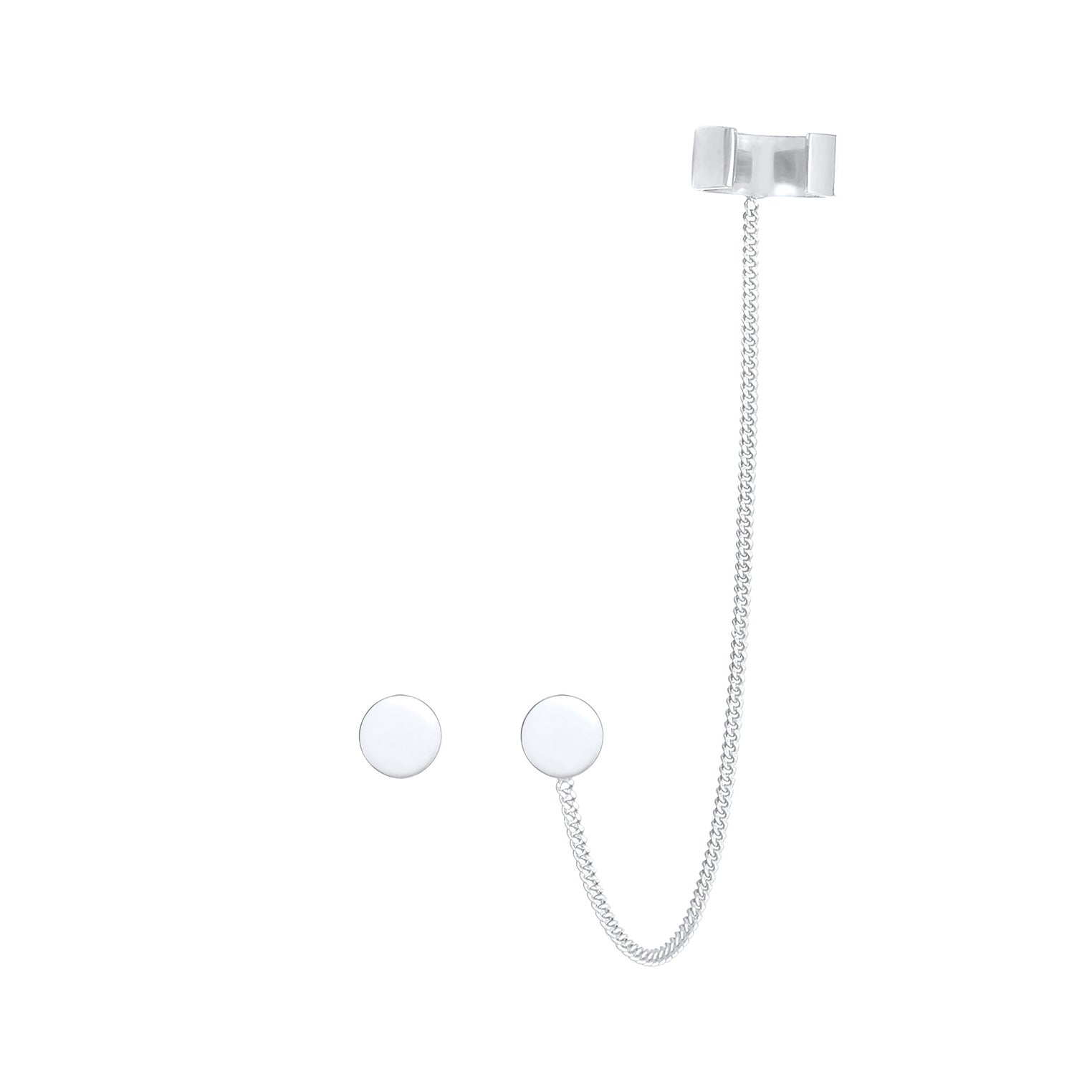 Silber - Elli | Ohrstecker | 925er Sterling Silber