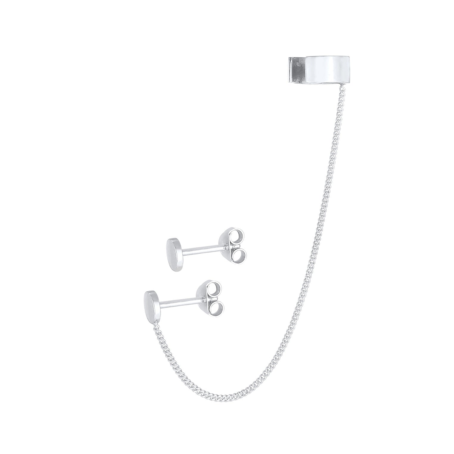 Silber - Elli | Ohrstecker | 925er Sterling Silber
