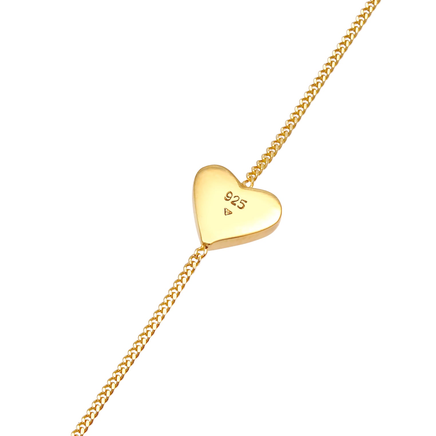 Gold - Elli | Armband Herz | 925 Sterling Silber vergoldet