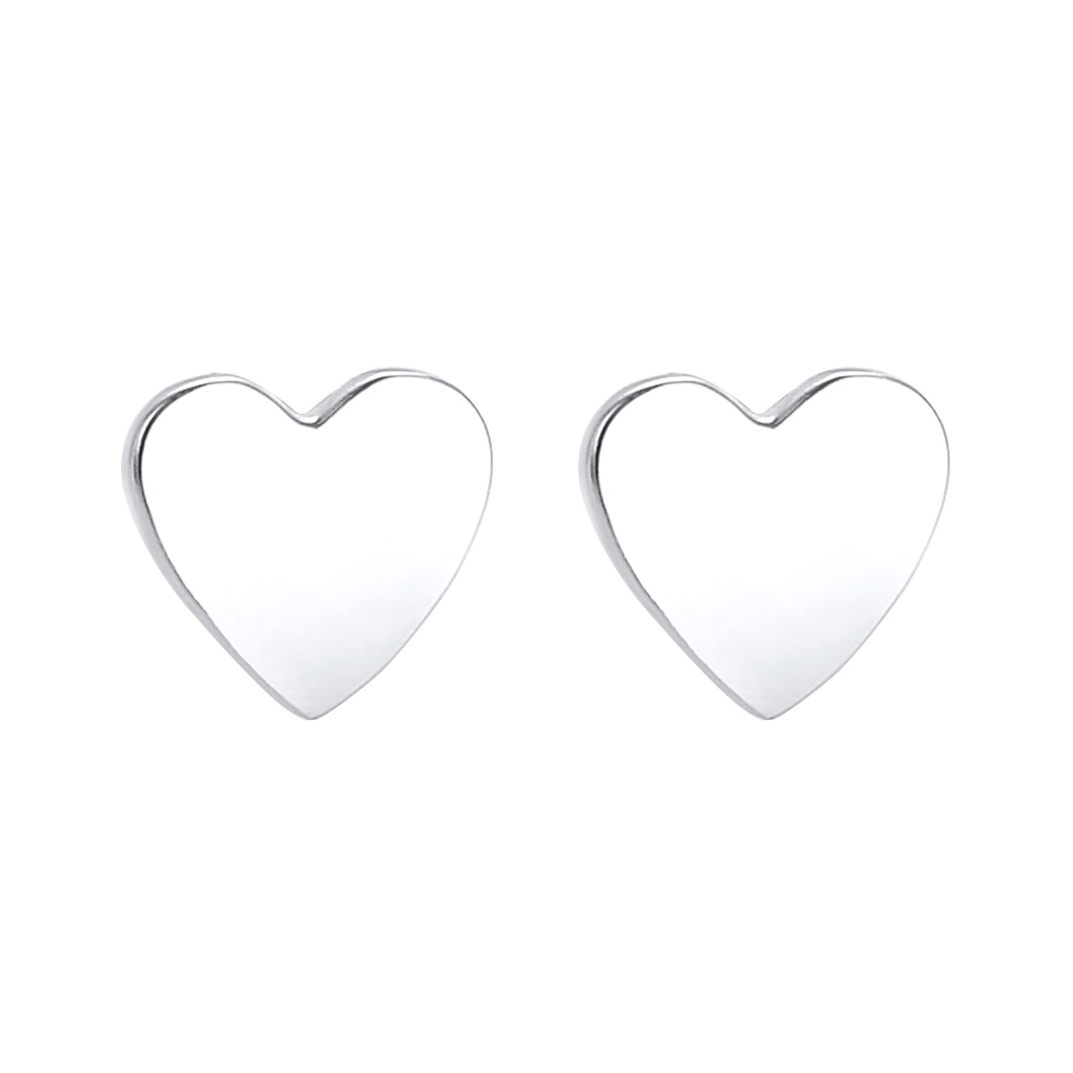 Silber - Elli | Ohrring Herz | 925er Sterling Silber