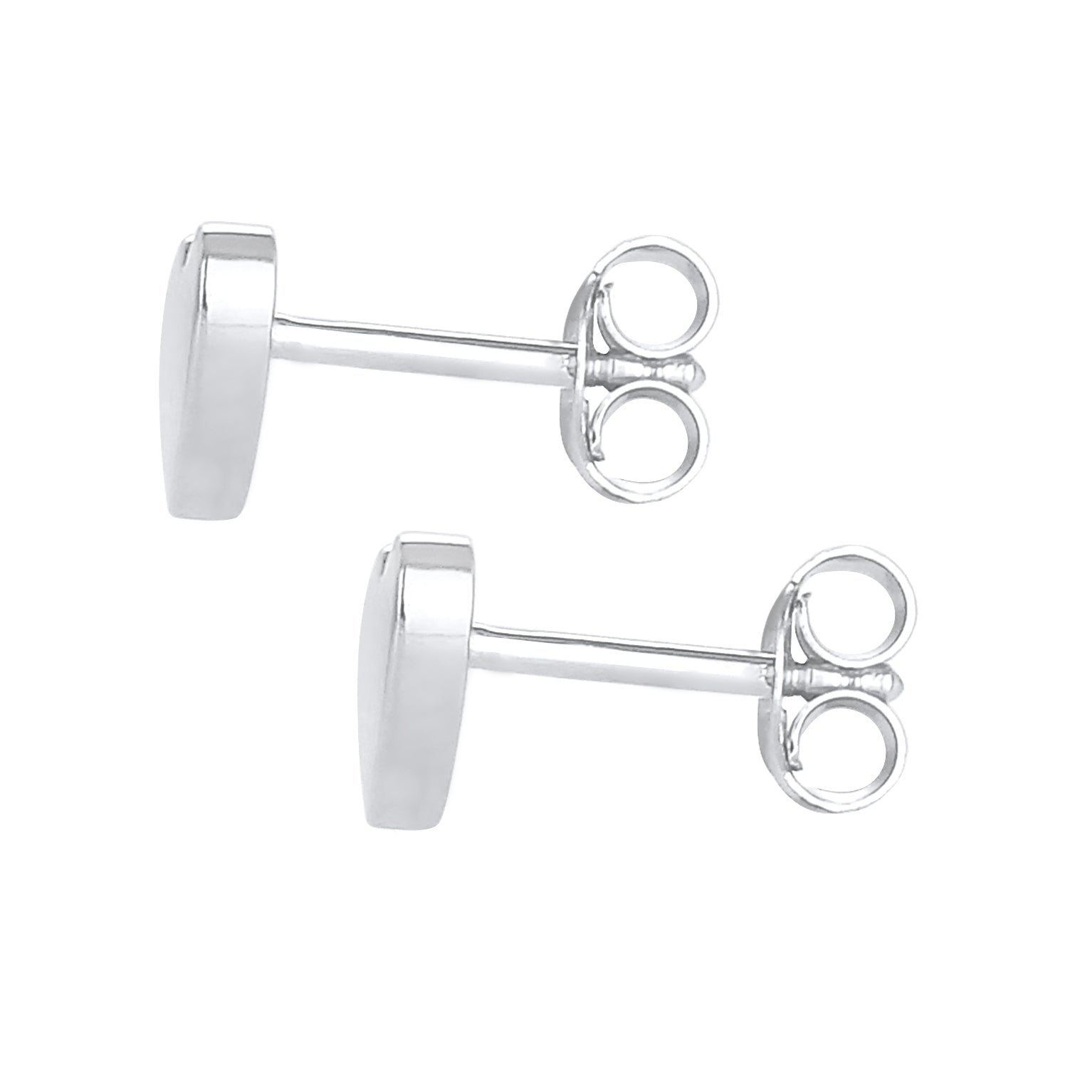 Silber - Elli | Ohrring Herz | 925er Sterling Silber