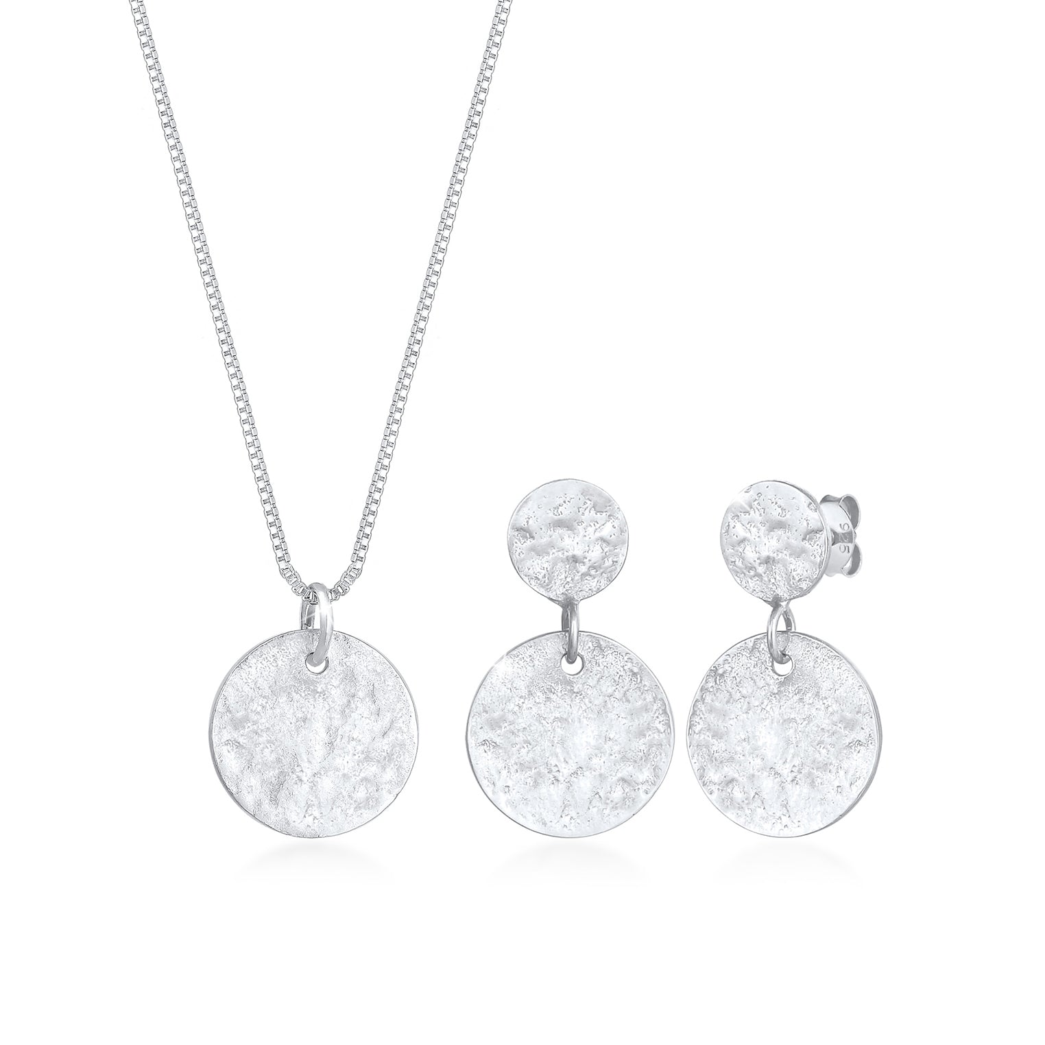 Silber - Elli | Venezianer-Schmuckset  Geo | 925er Sterling Silber