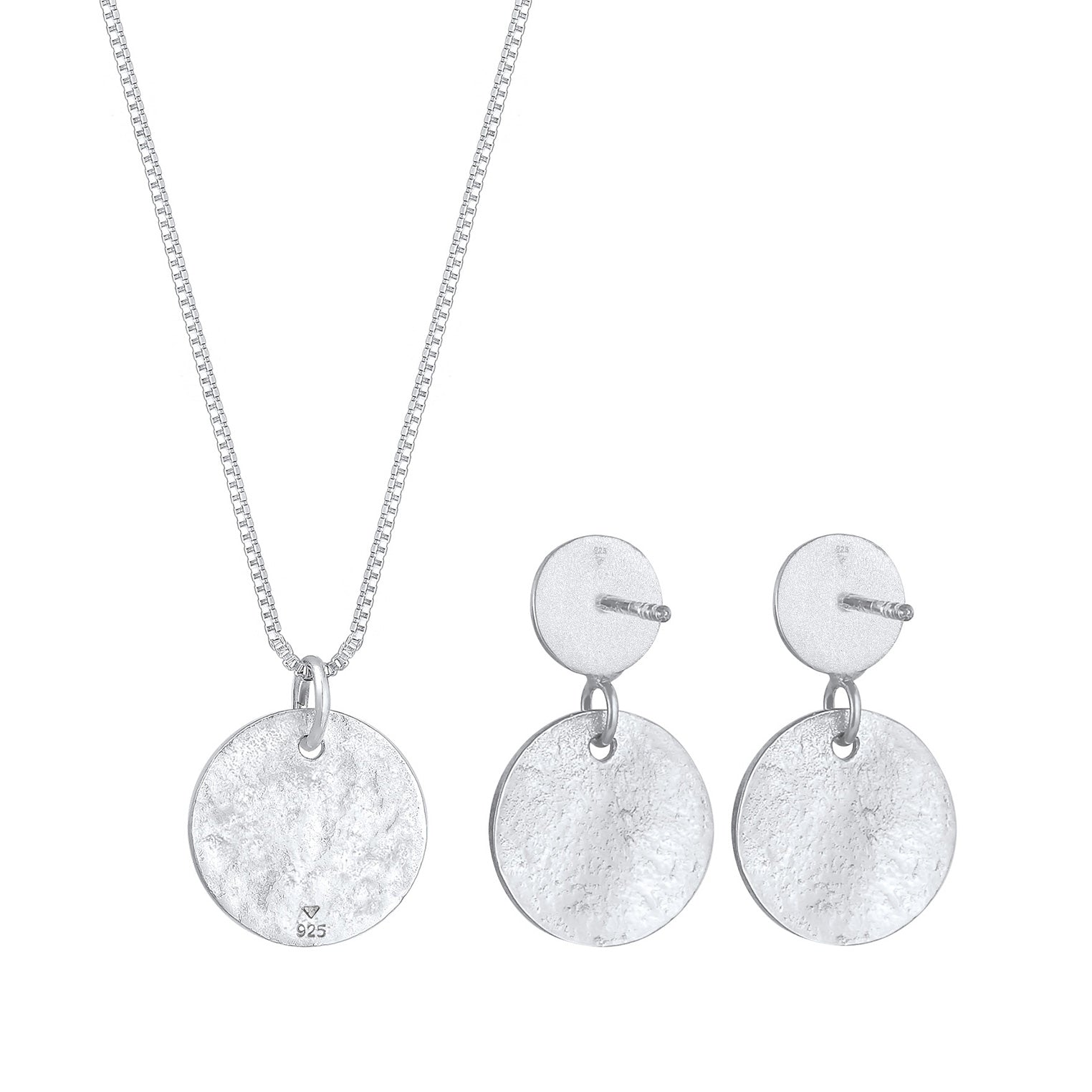 Silber - Elli | Venezianer-Schmuckset  Geo | 925er Sterling Silber