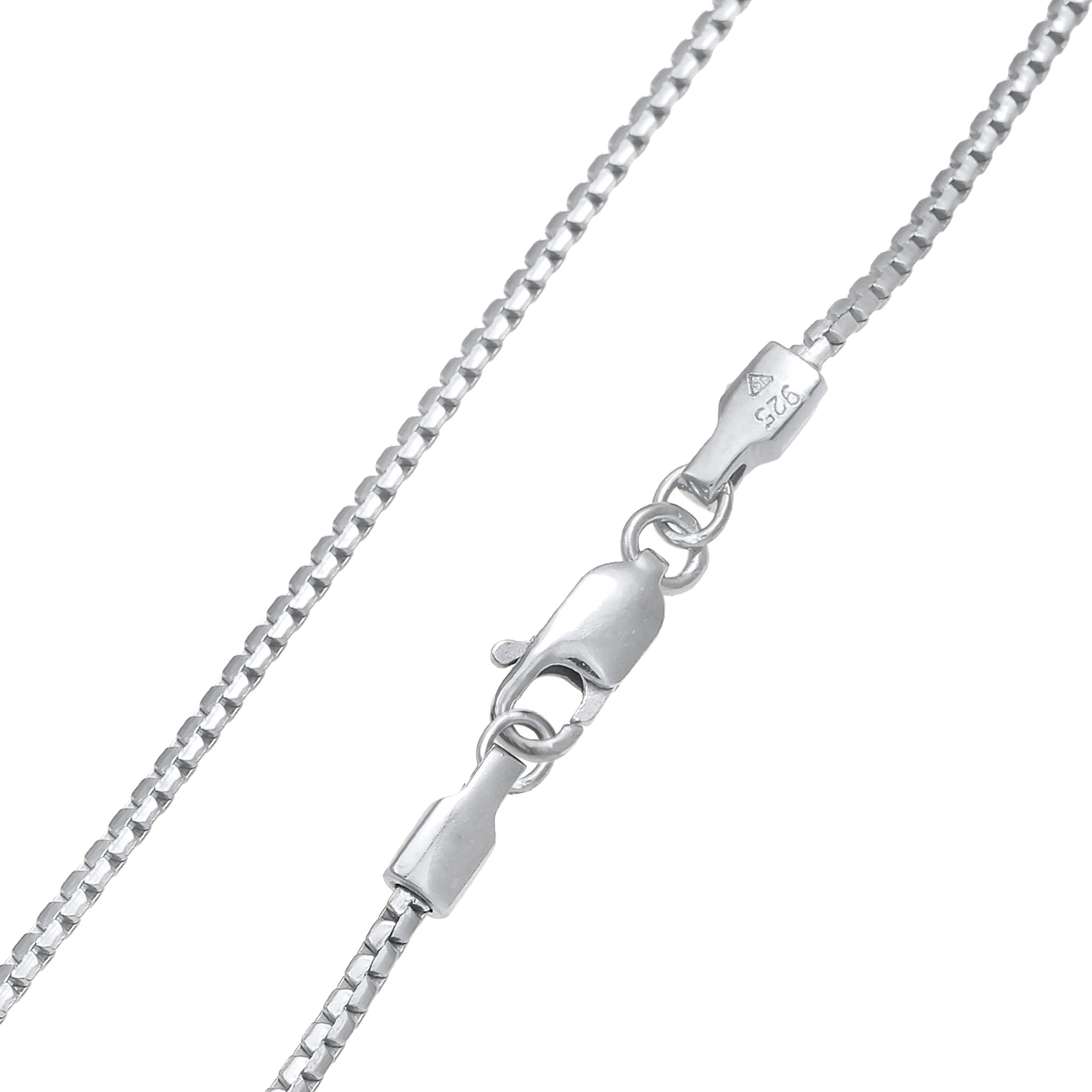 Silber - Elli | Schlangen-Halskette Basic | 925er Sterling Silber