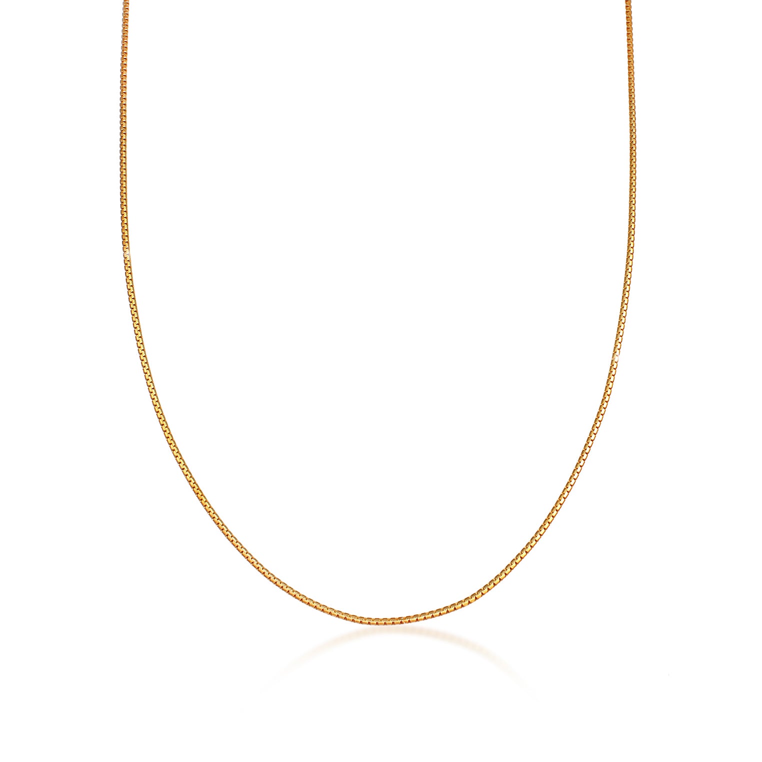 Gold - Elli | Schlangen-Halskette | 925 Sterling Silber vergoldet
