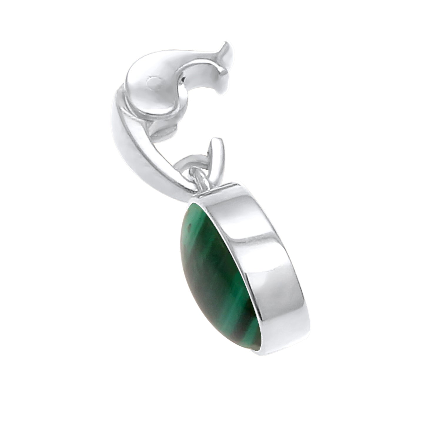 Silber - Nenalina | Anhänger | Malachit ( Grün ) | 925er Sterling Silber