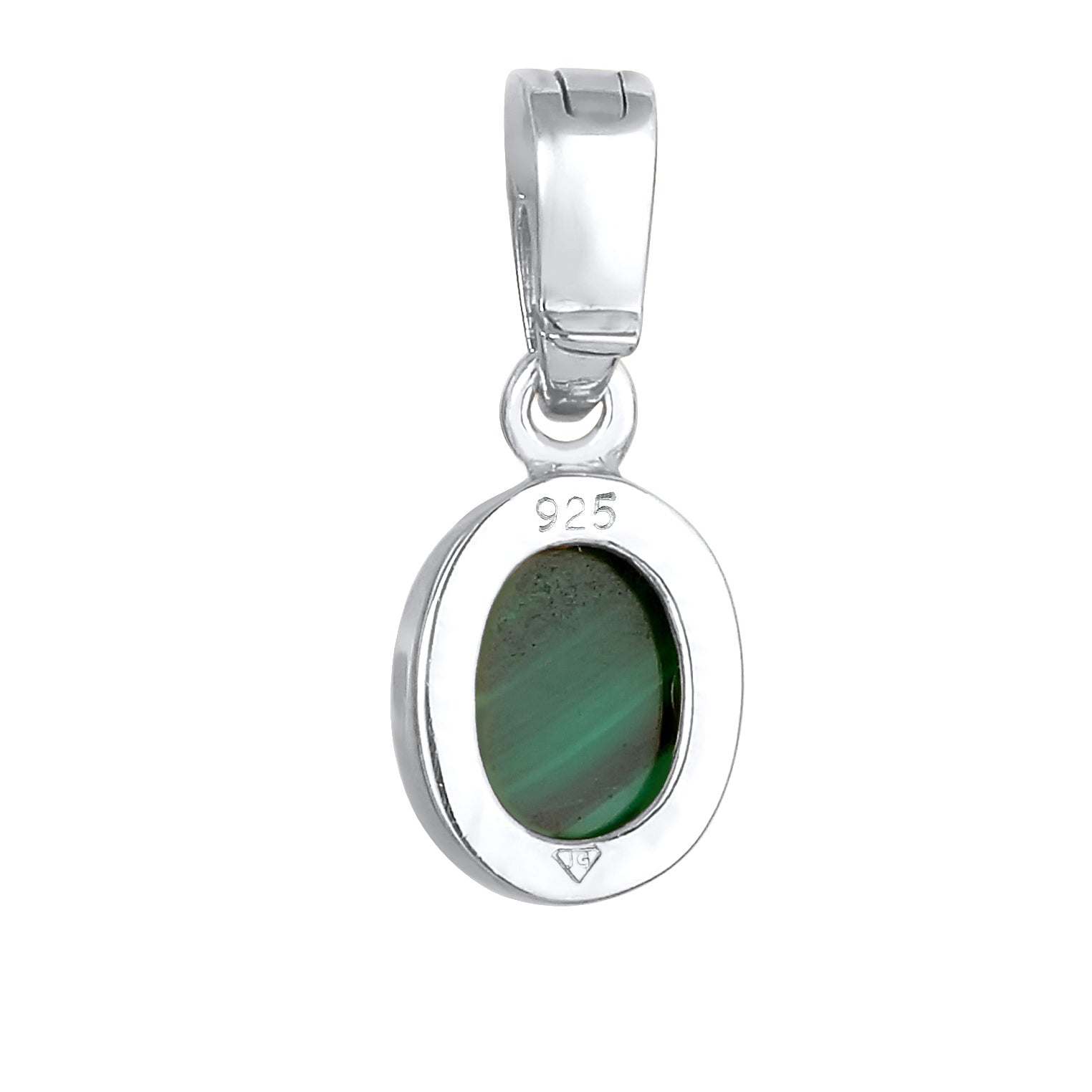 Silber - Nenalina | Anhänger | Malachit ( Grün ) | 925er Sterling Silber