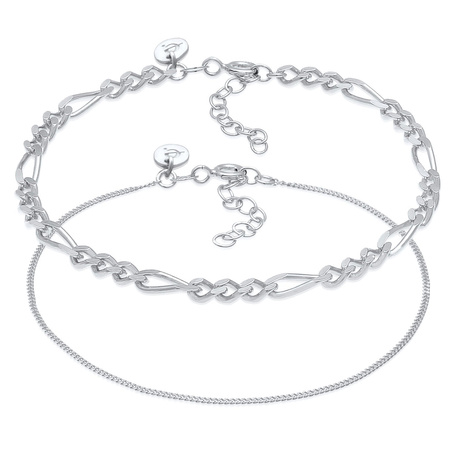 Silber - Elli PREMIUM | Armbandset | 925er Sterling Silber