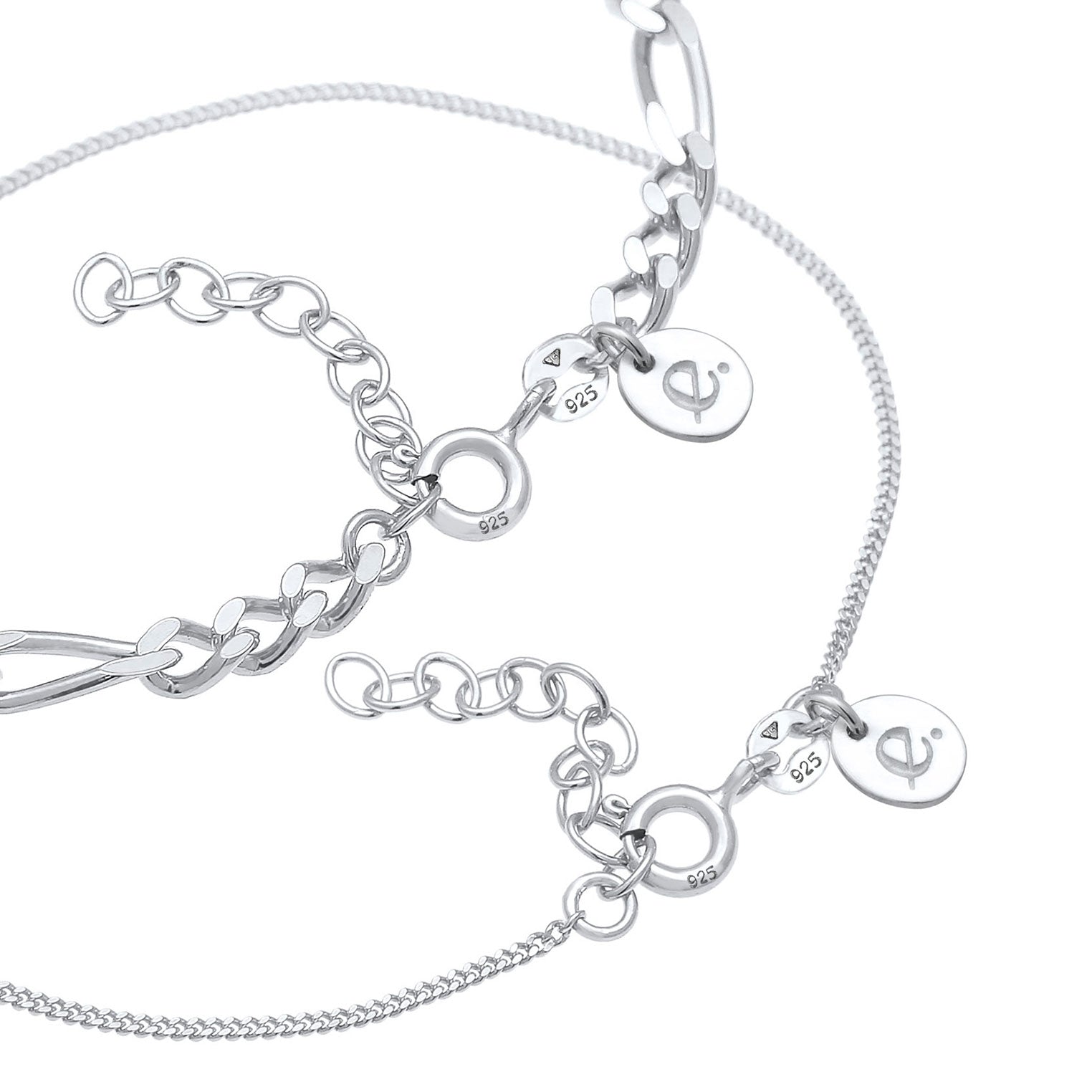 Silber - Elli PREMIUM | Armbandset | 925er Sterling Silber