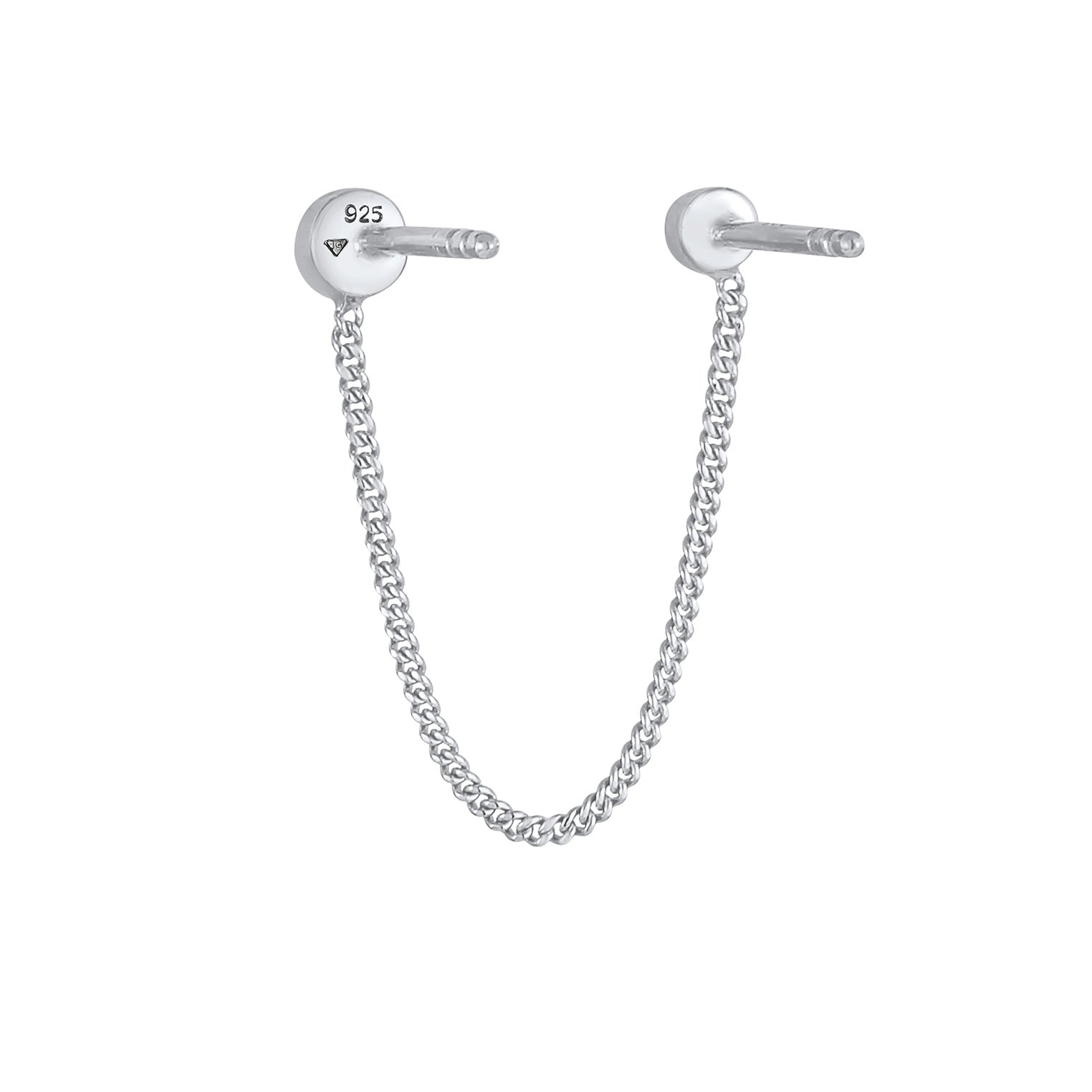 Silber - Elli | Ohrhänger| Mit Kristallen von Swarovski® (Weiß) | 925er Sterling Silber