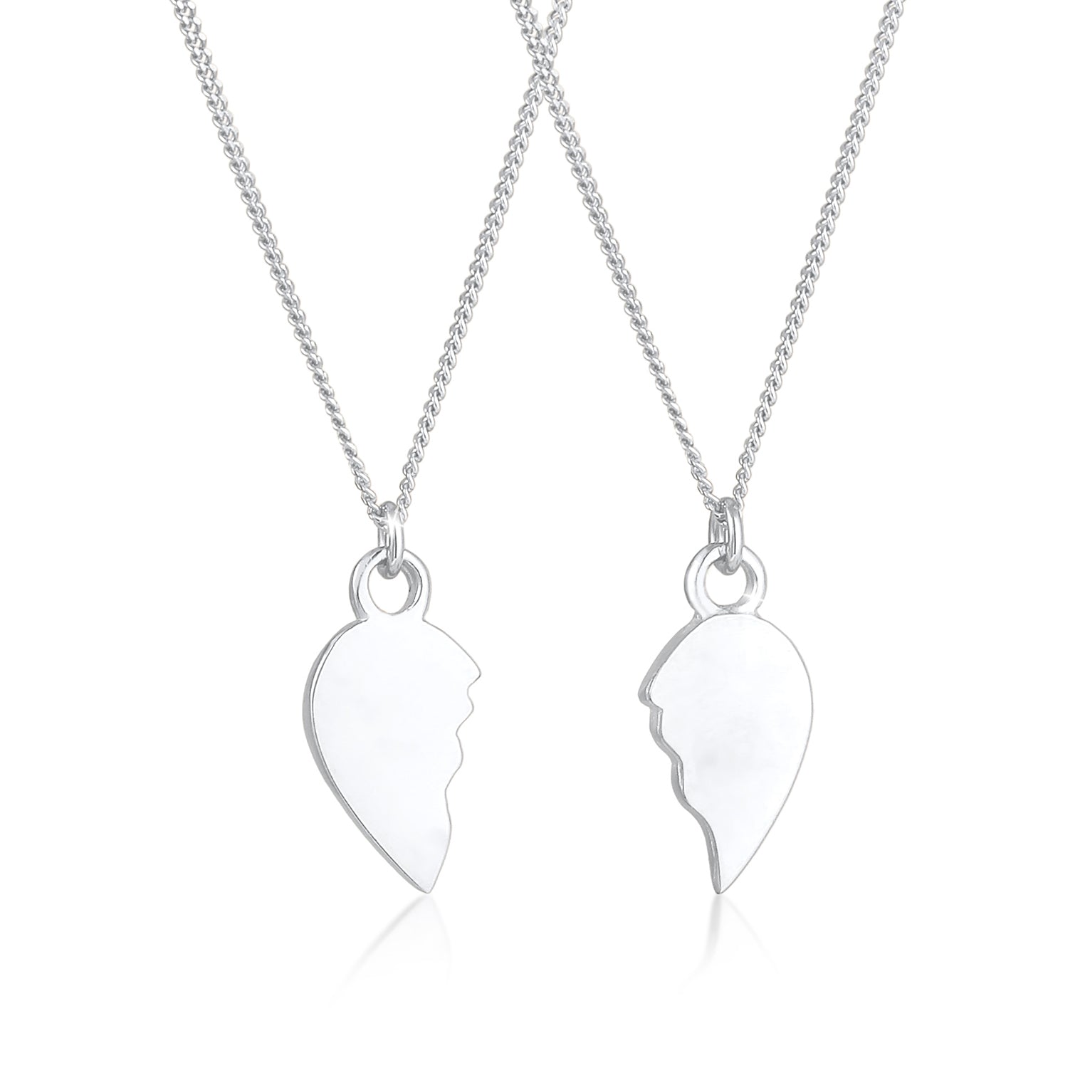 Silber - Elli | Halskettenset Herz | 925er Sterling Silber
