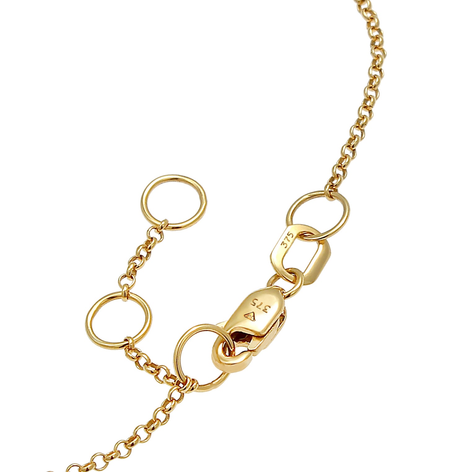 Gold - Elli DIAMONDS | Armband | Diamant ( Weiß, 0,09 ct ) | 375 Gelbgold