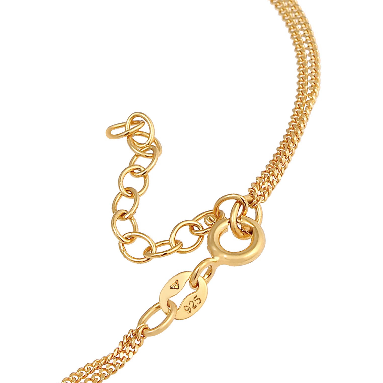 Gold - Elli | Armband Herz | 925 Sterling Silber vergoldet