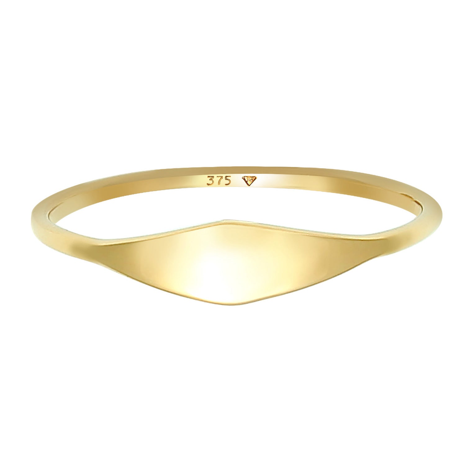Gold - Elli PREMIUM | Ring Geo | 375 Gelbgold