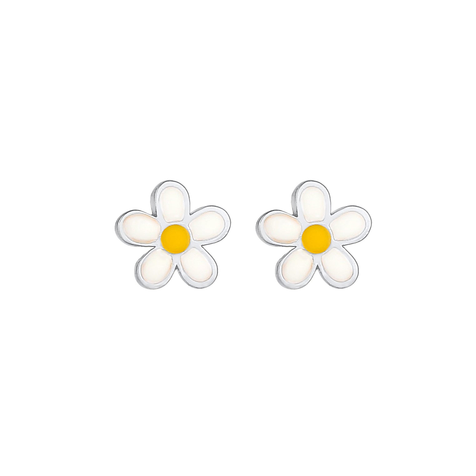Silber - Elli | Ohrring Blume | 925er Sterling Silber