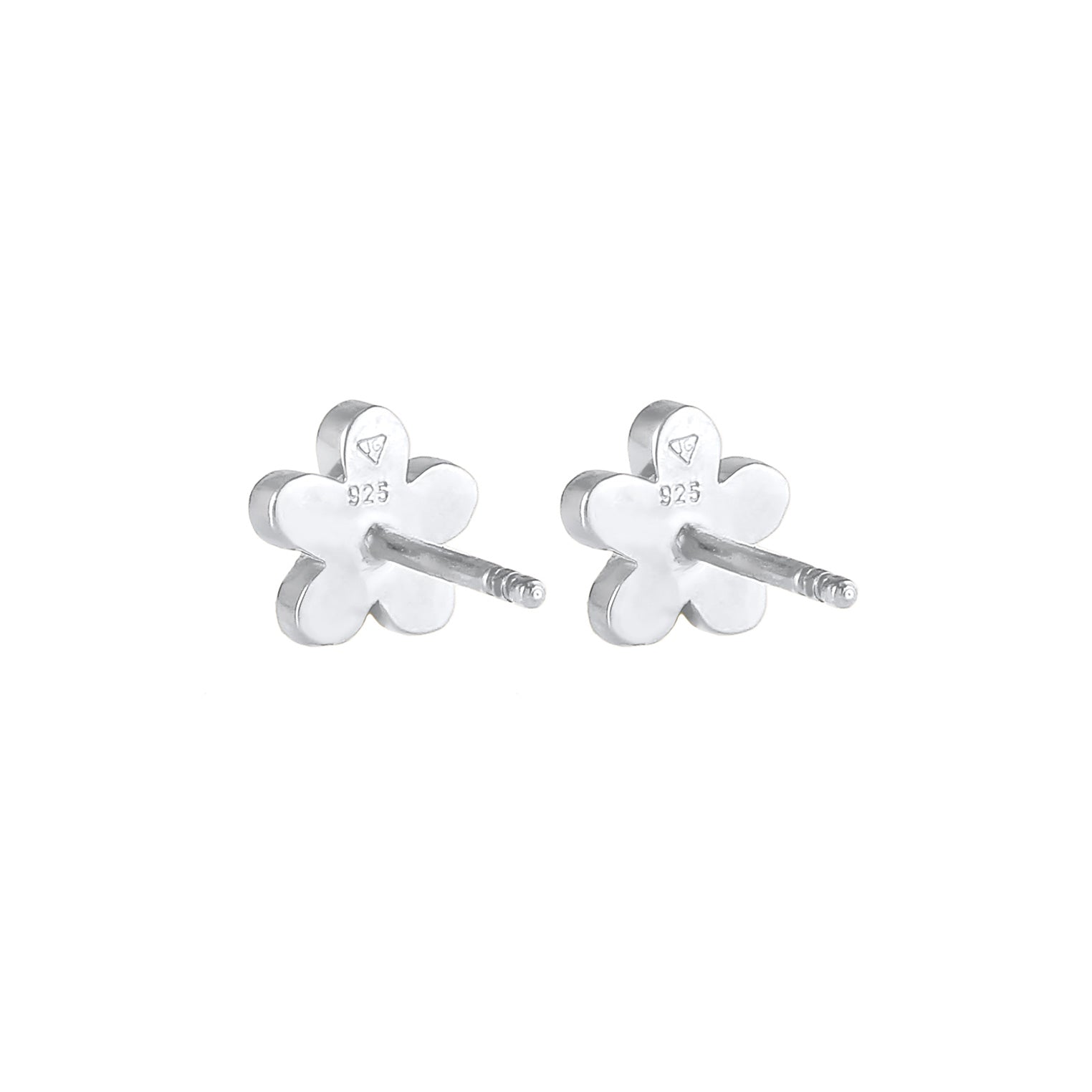 Silber - Elli | Ohrring Blume | 925er Sterling Silber