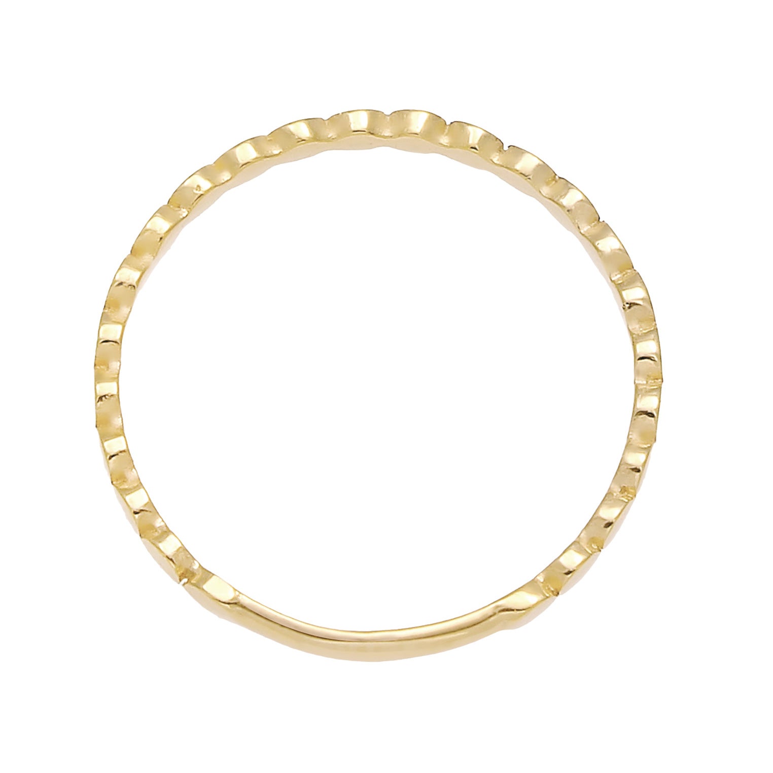 Gold - Elli PREMIUM | Ring Kreis | 375 Gelbgold